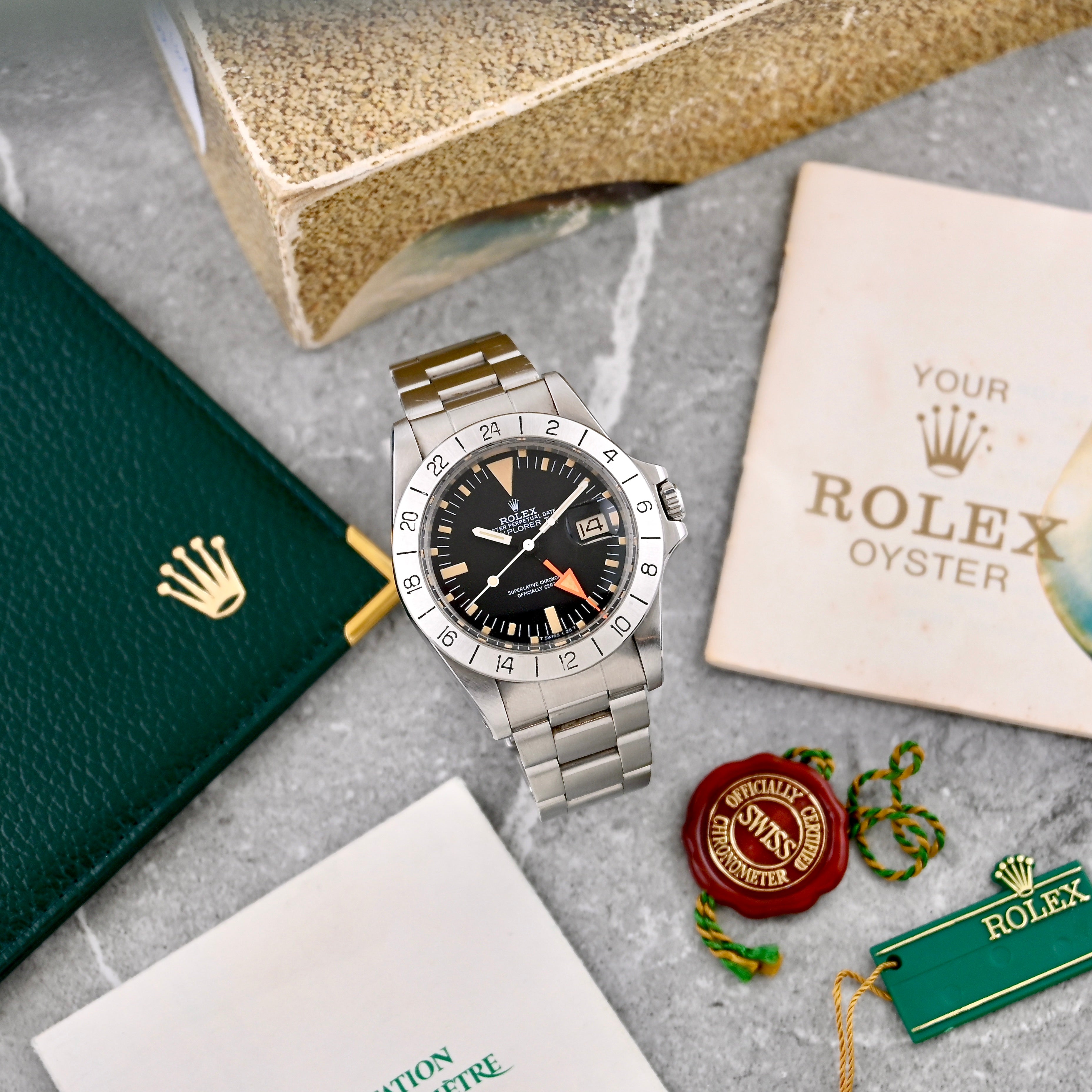 1984 Rolex Explorer II Ref. 1655 (Full Set)