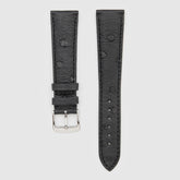 Camille Fournet Strap Ostrich Black (Multiple Sizes)
