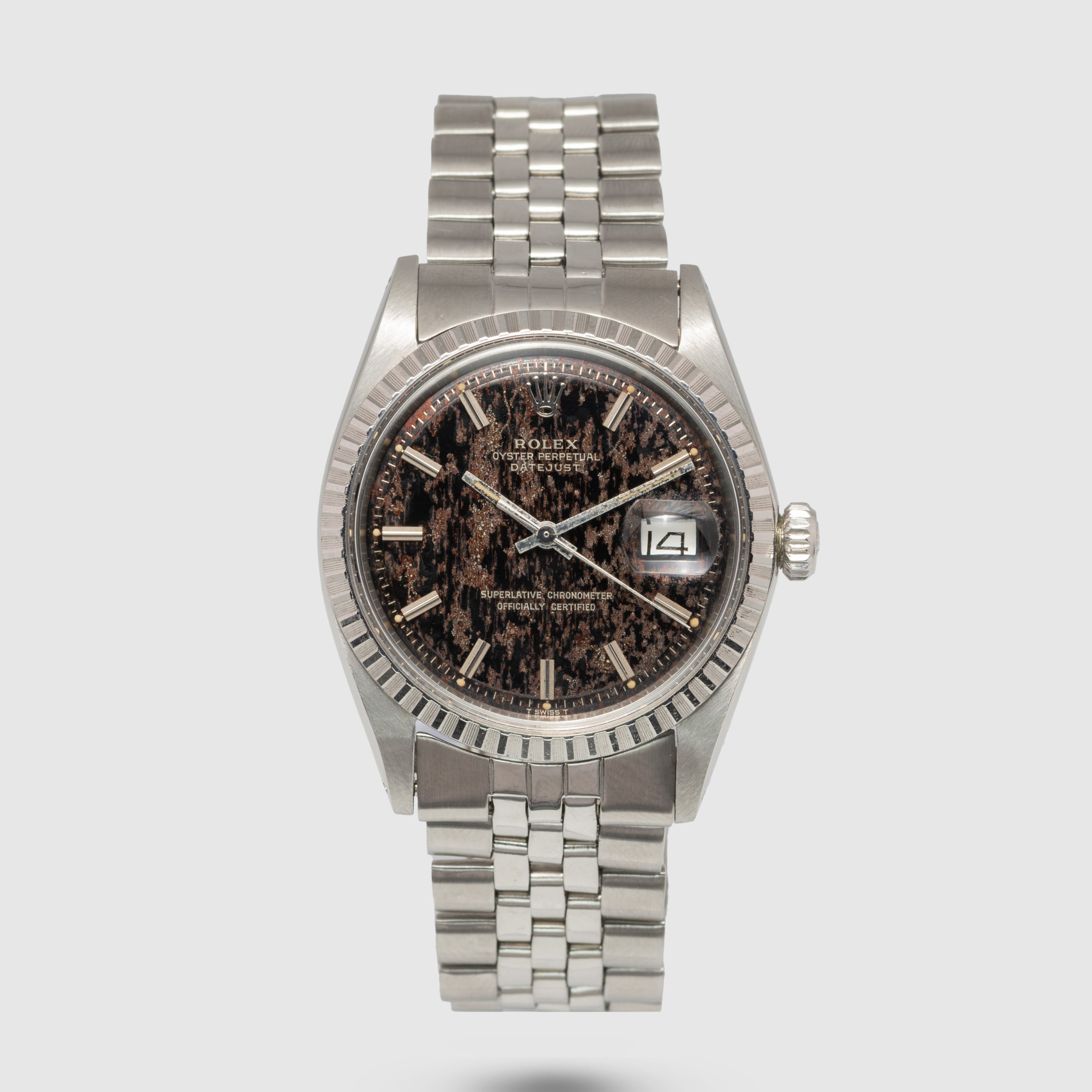 1971 Rolex Datejust Tropical Gilt Dial Ref. 1603