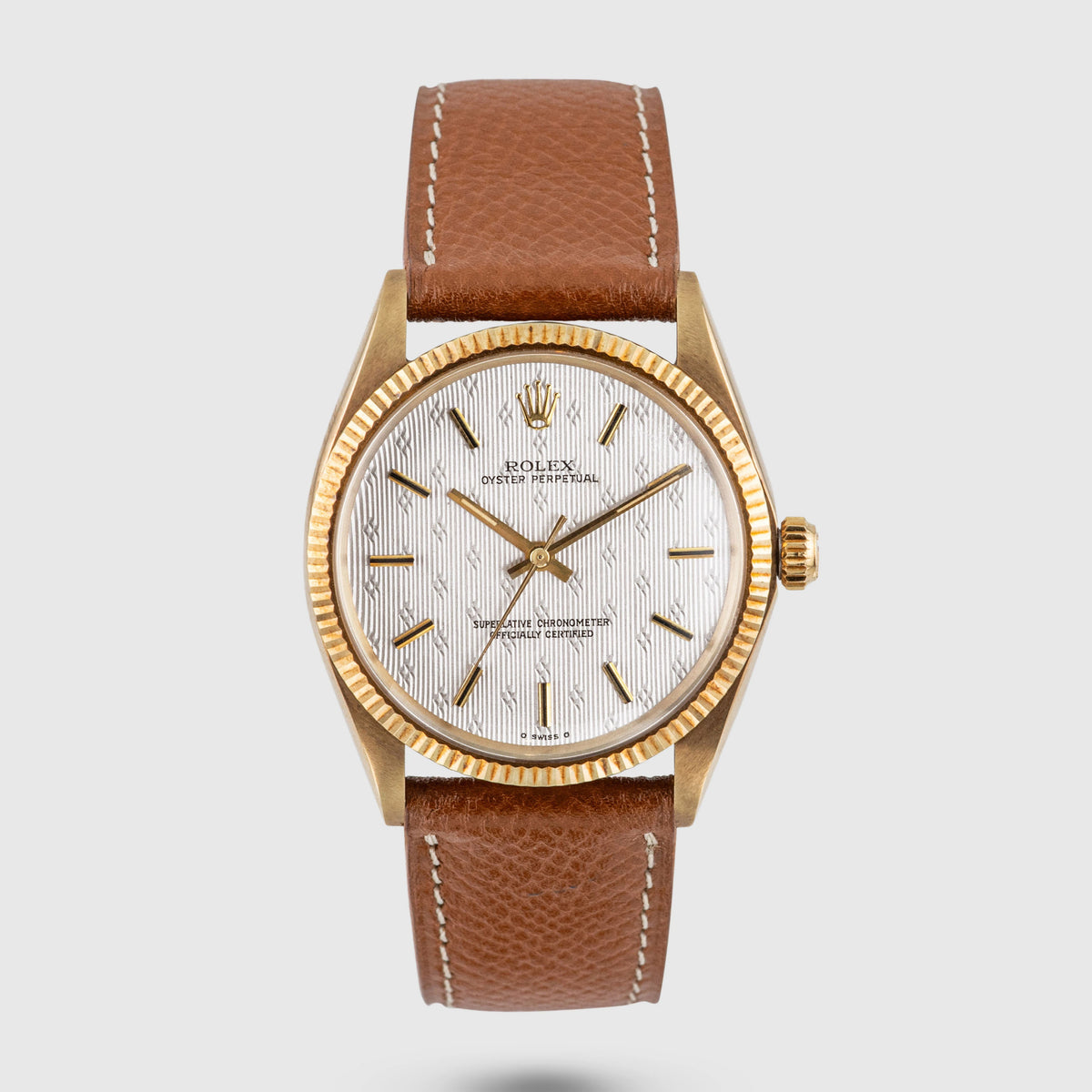 1970 Rolex Oyster Perpetual Guilloche Dial Ref. 1005 'Like New'