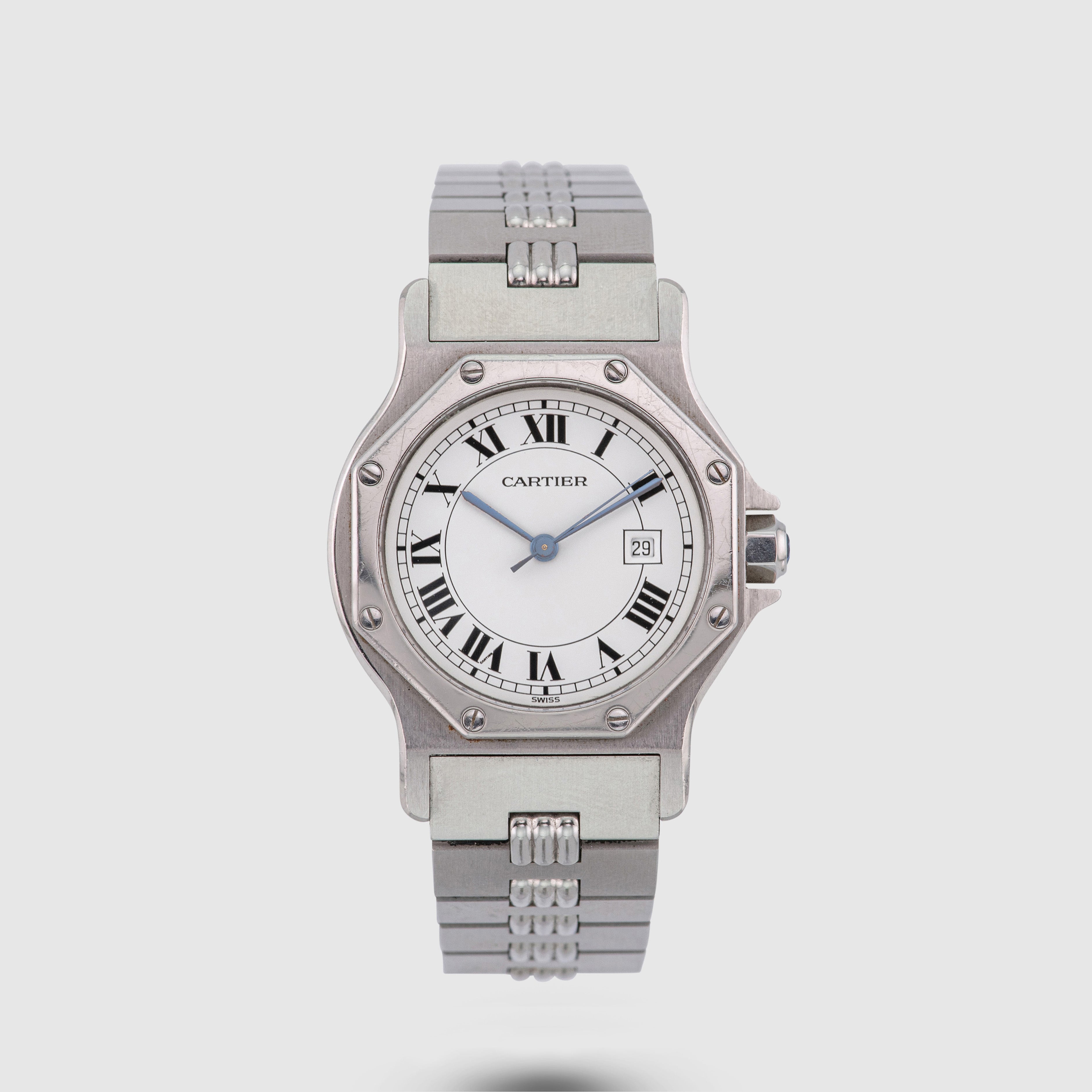 1980's Cartier Santos Octagon Ref. 2965