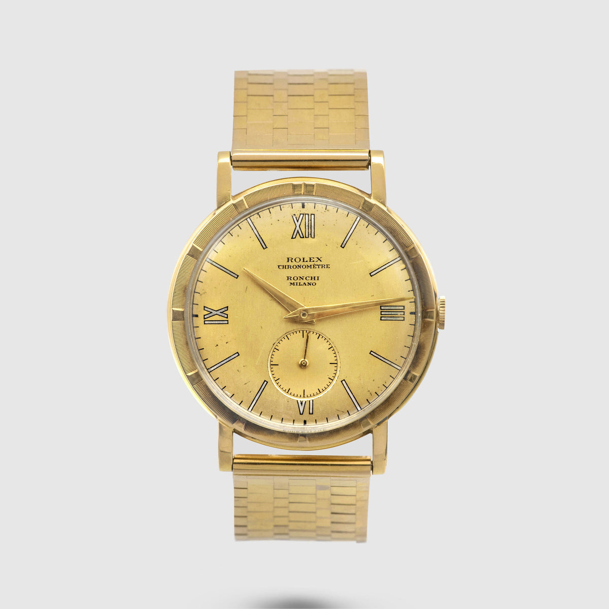 1955 Rolex Chronometre Metropolitan 18K Yellow Gold 'Ronchi Milano' Ref. 4325
