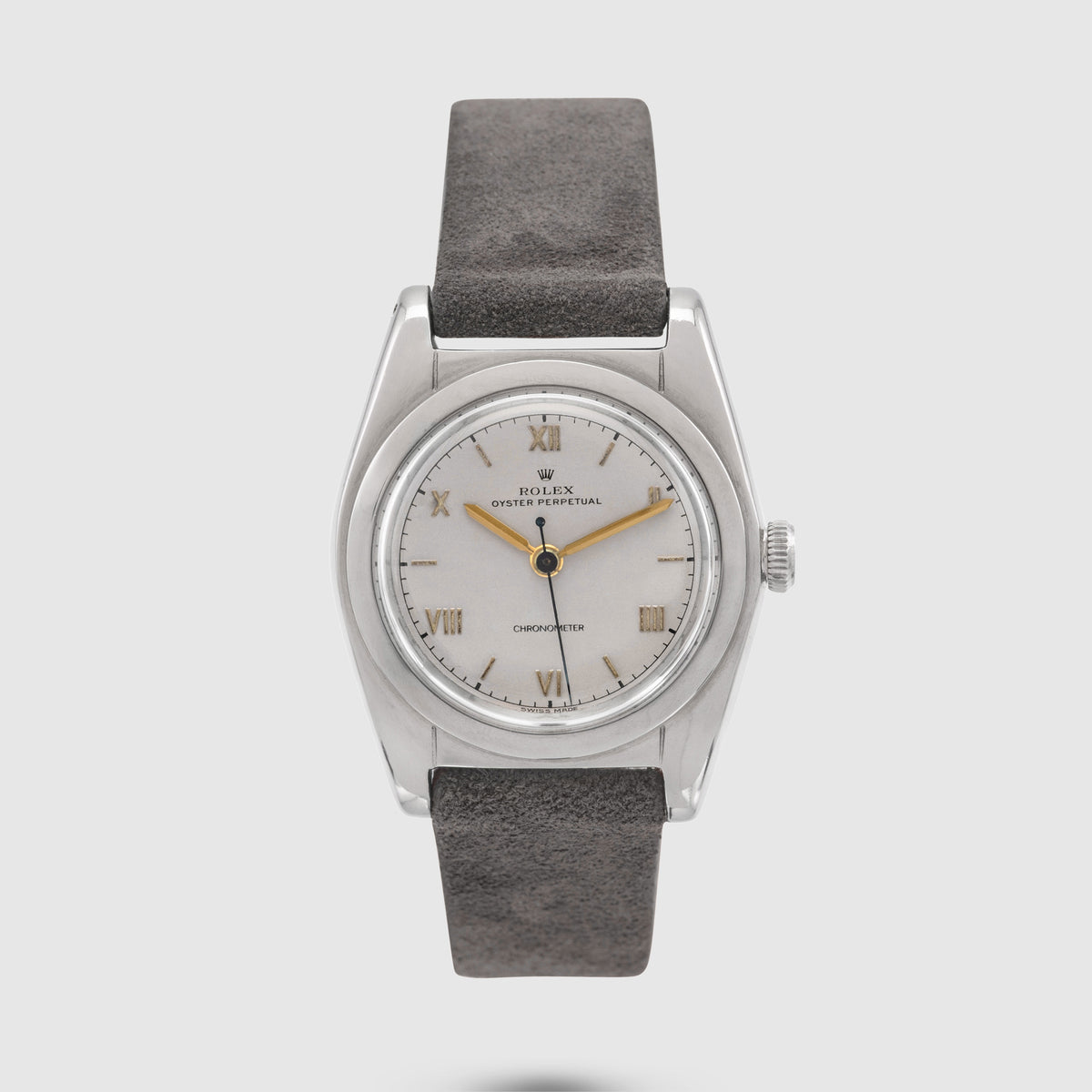 1940 Rolex Bubbleback Silver Dial Ref. 2940