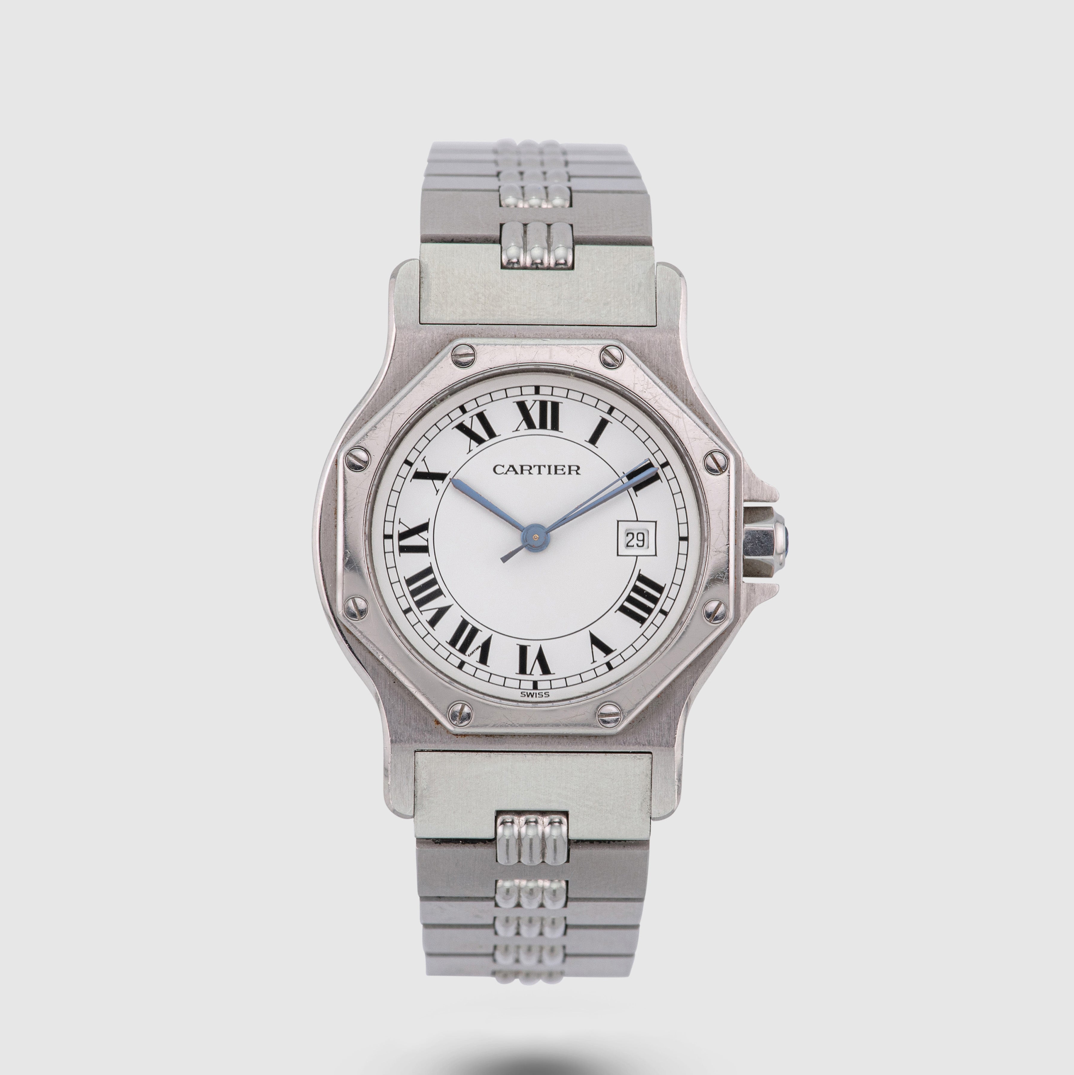 1980's Cartier Santos Octagon Ref. 2965