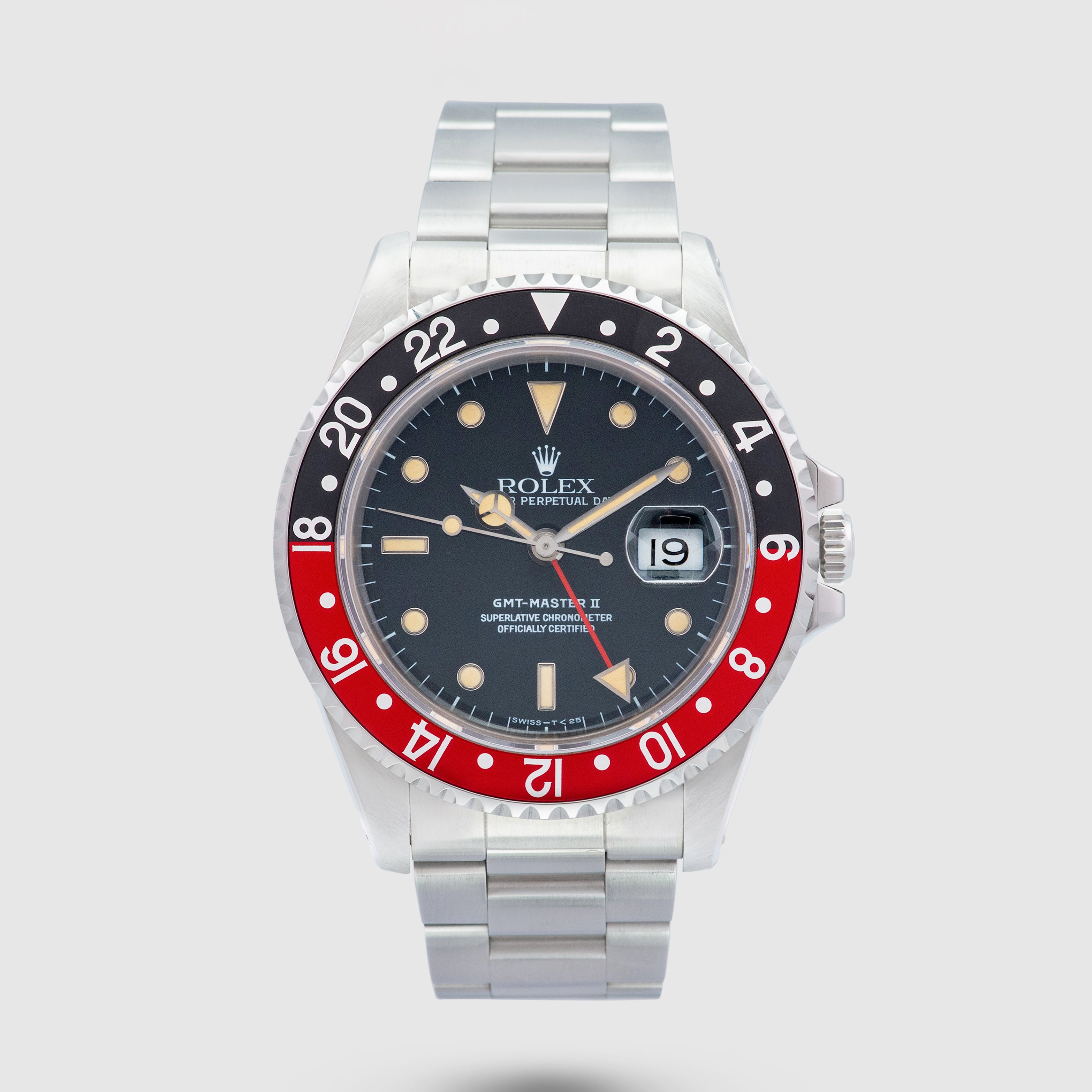 1991 Rolex GMT Master II 'Coke' Oyster Bracelet Ref. 16710 (Full Set)