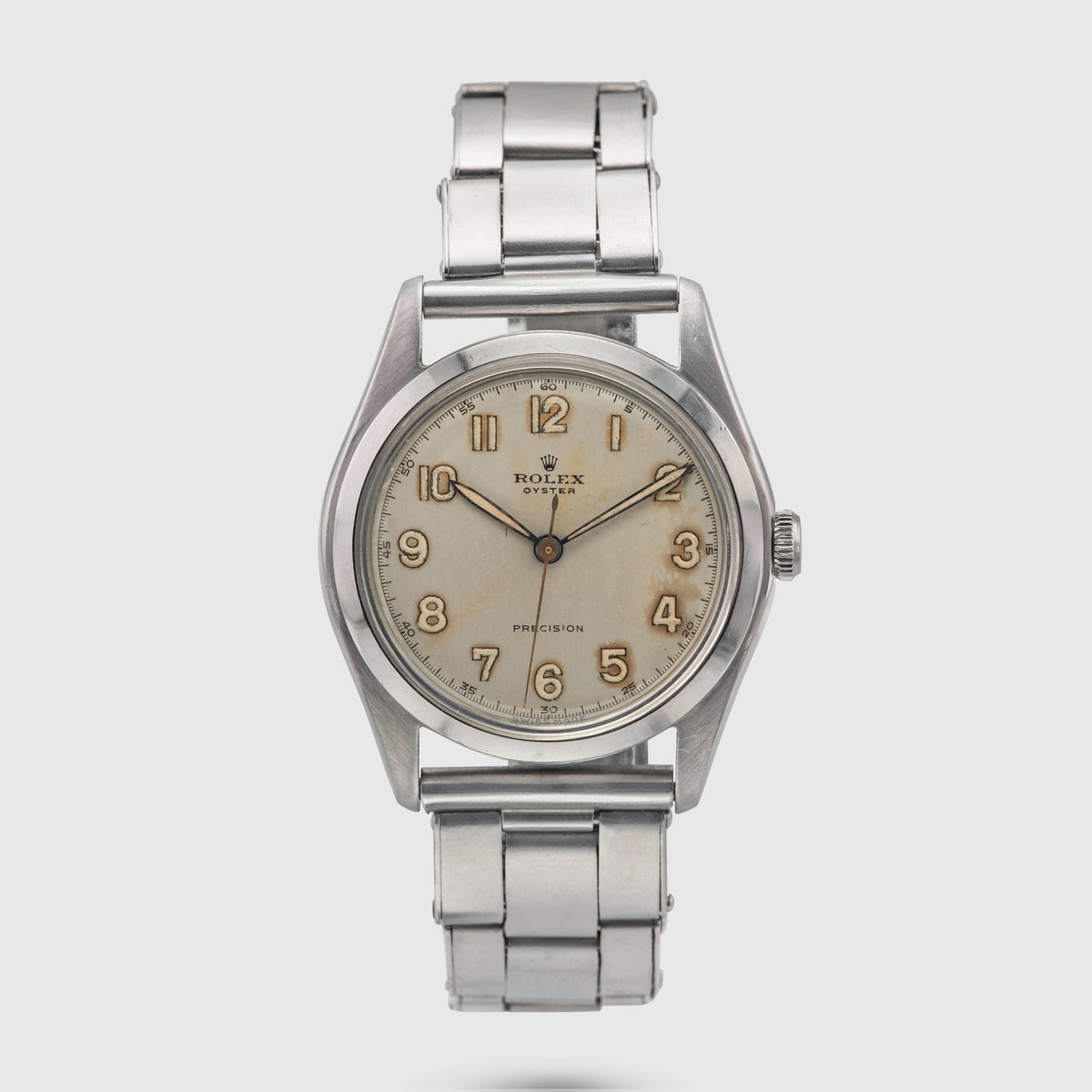 1948 Rolex Oyster Precision Flatback Arabic Radium Dial Ref. 4499