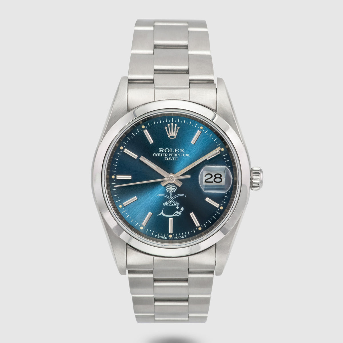 1999 Rolex Oyster Perpetual Date Saud Logo 'Fahd' Ref. 15200