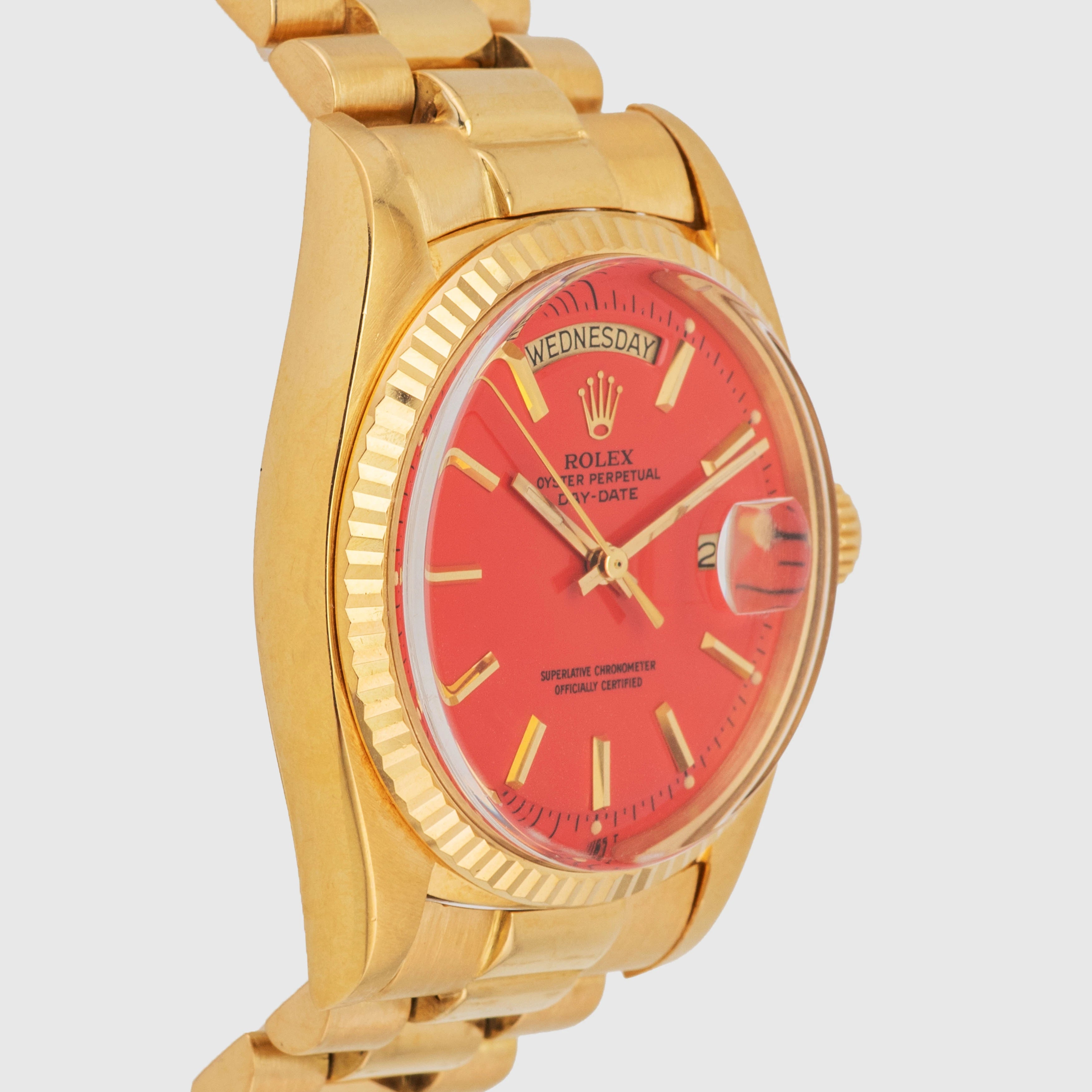 1975 Rolex Day Date Red Stella Dial Ref. 1803