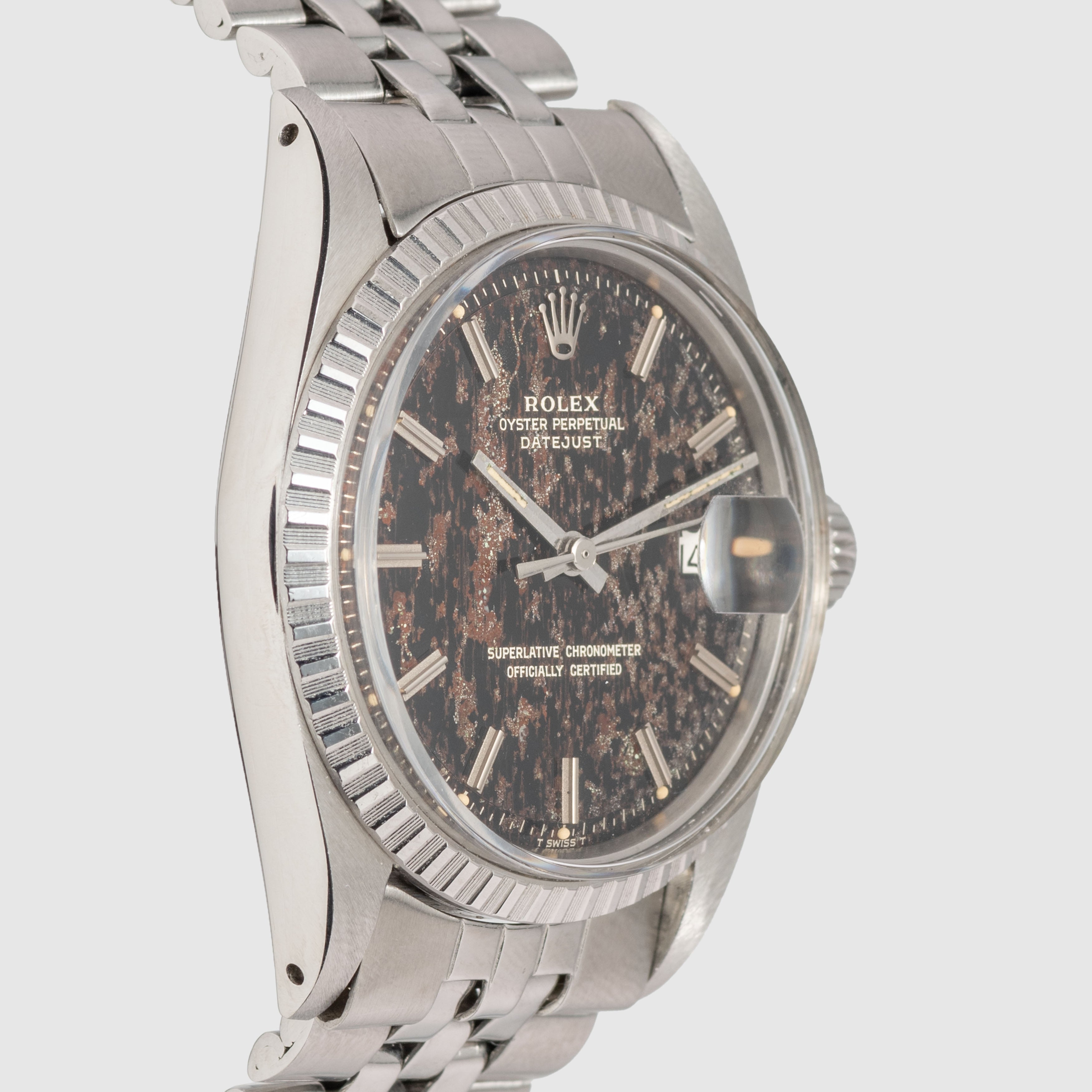 1971 Rolex Datejust Tropical Gilt Dial Ref. 1603