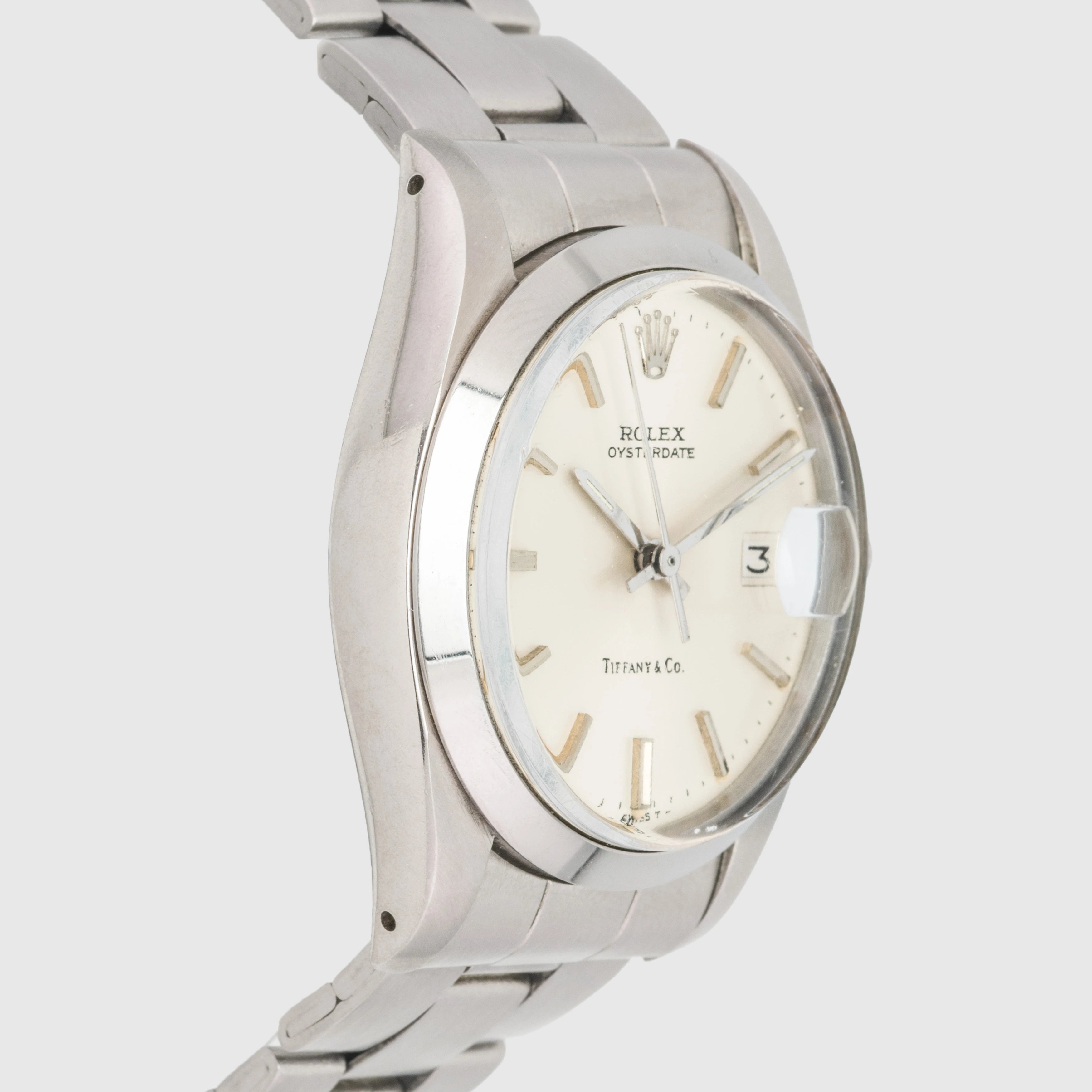 1982 Rolex Oyster Date 'Tiffany & Co.' Silver Dial Ref. 6694 (with Box)