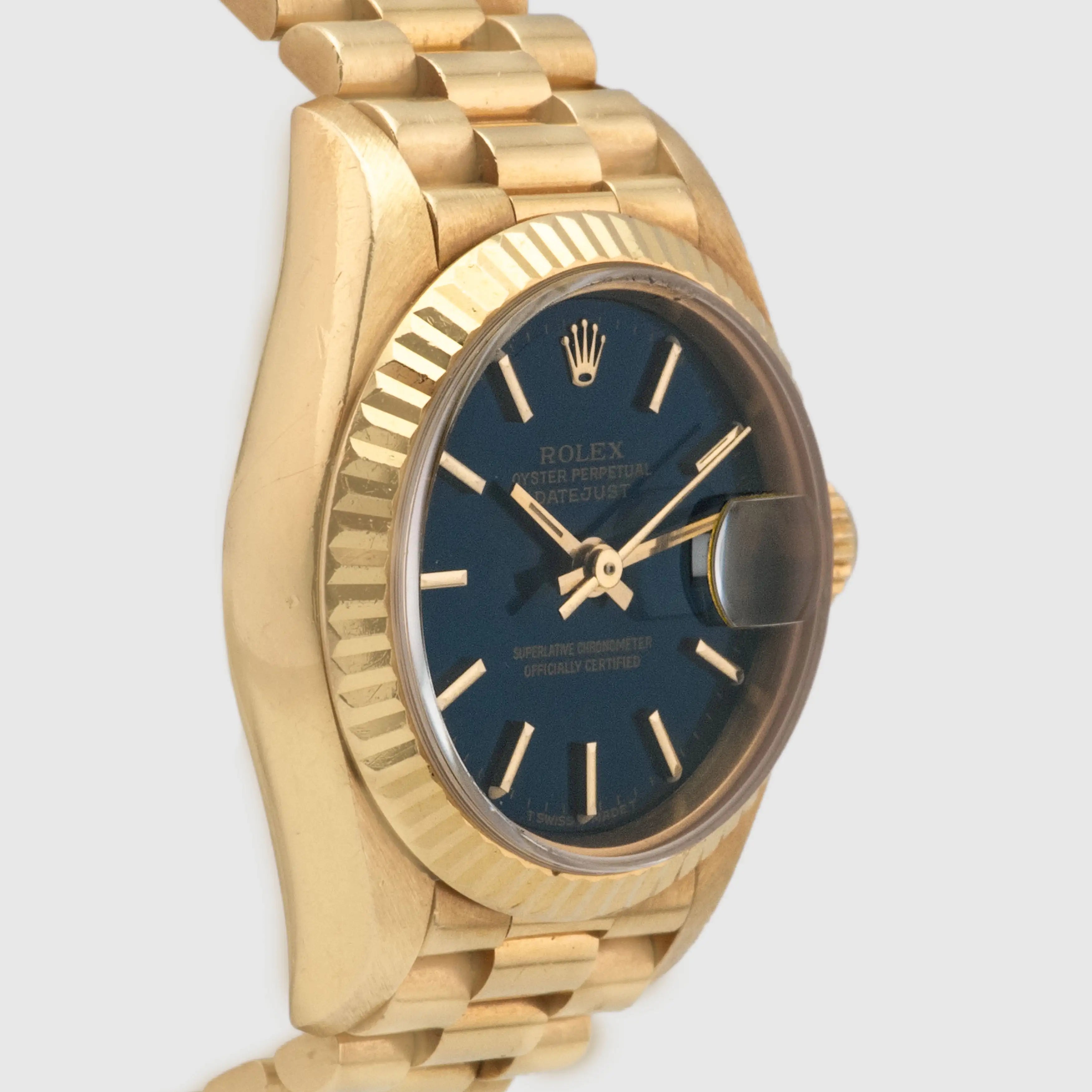 1992 Rolex Lady Datejust 18k Yellow Gold Ref. 69178 (with Box & papers)