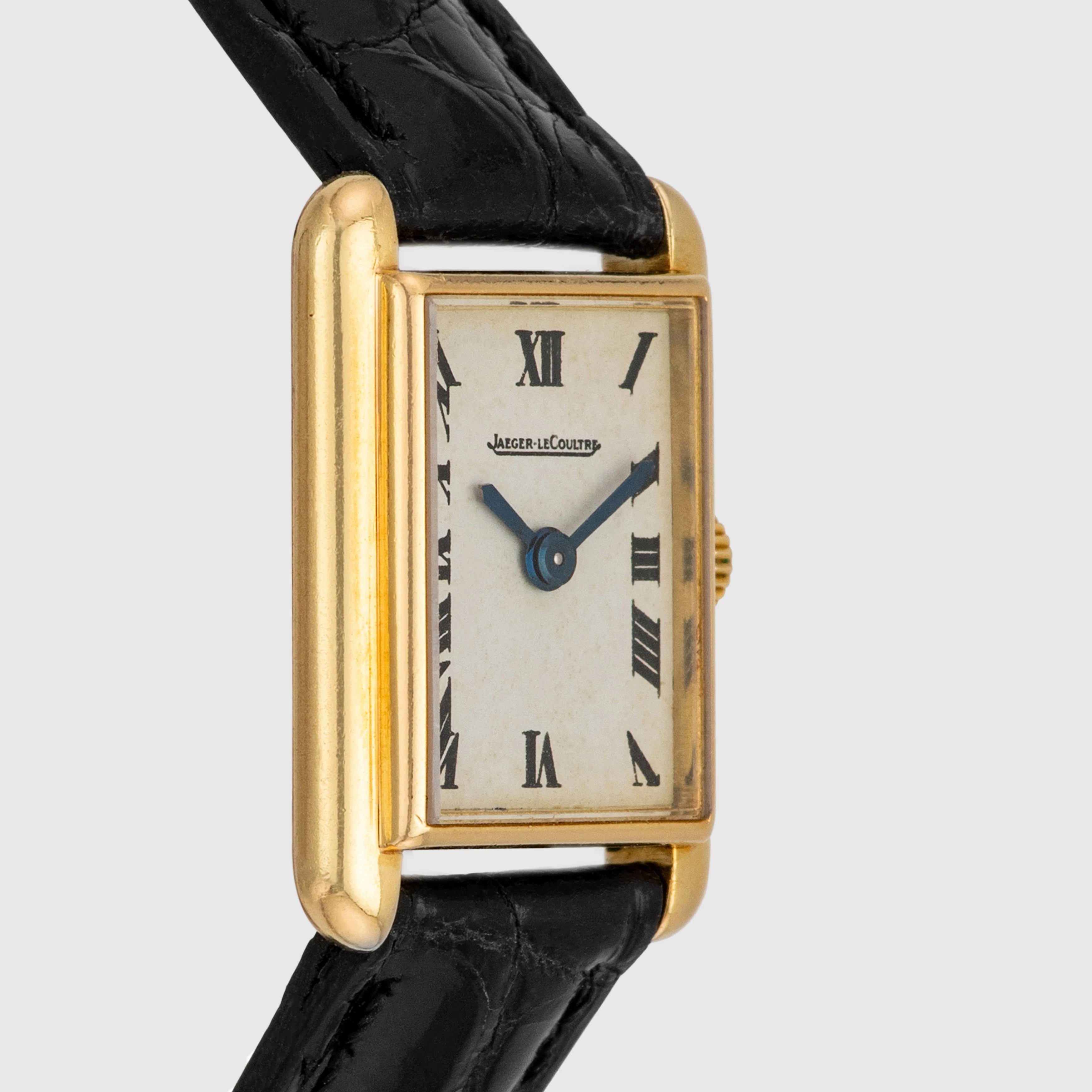 1960's Jaeger Le Coultre Mini Tank Yellow Gold Ref. 6028.21