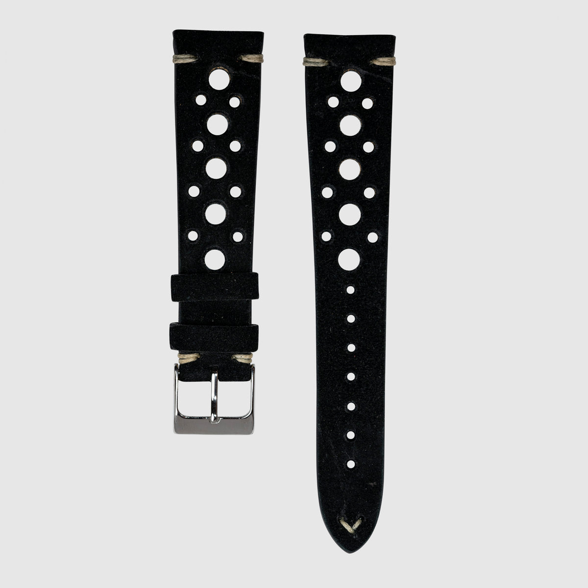 Vintage Straps Suede with Holes 20/16mm (Multiple Colors)