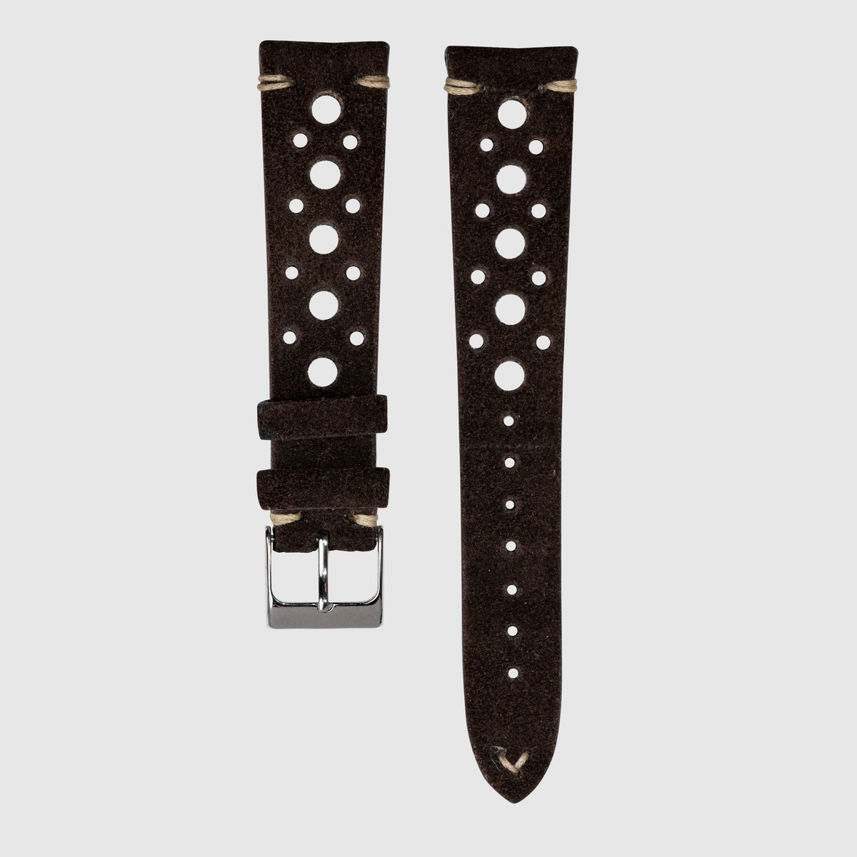 Vintage Straps Suede with Holes 20/16mm (Multiple Colors)