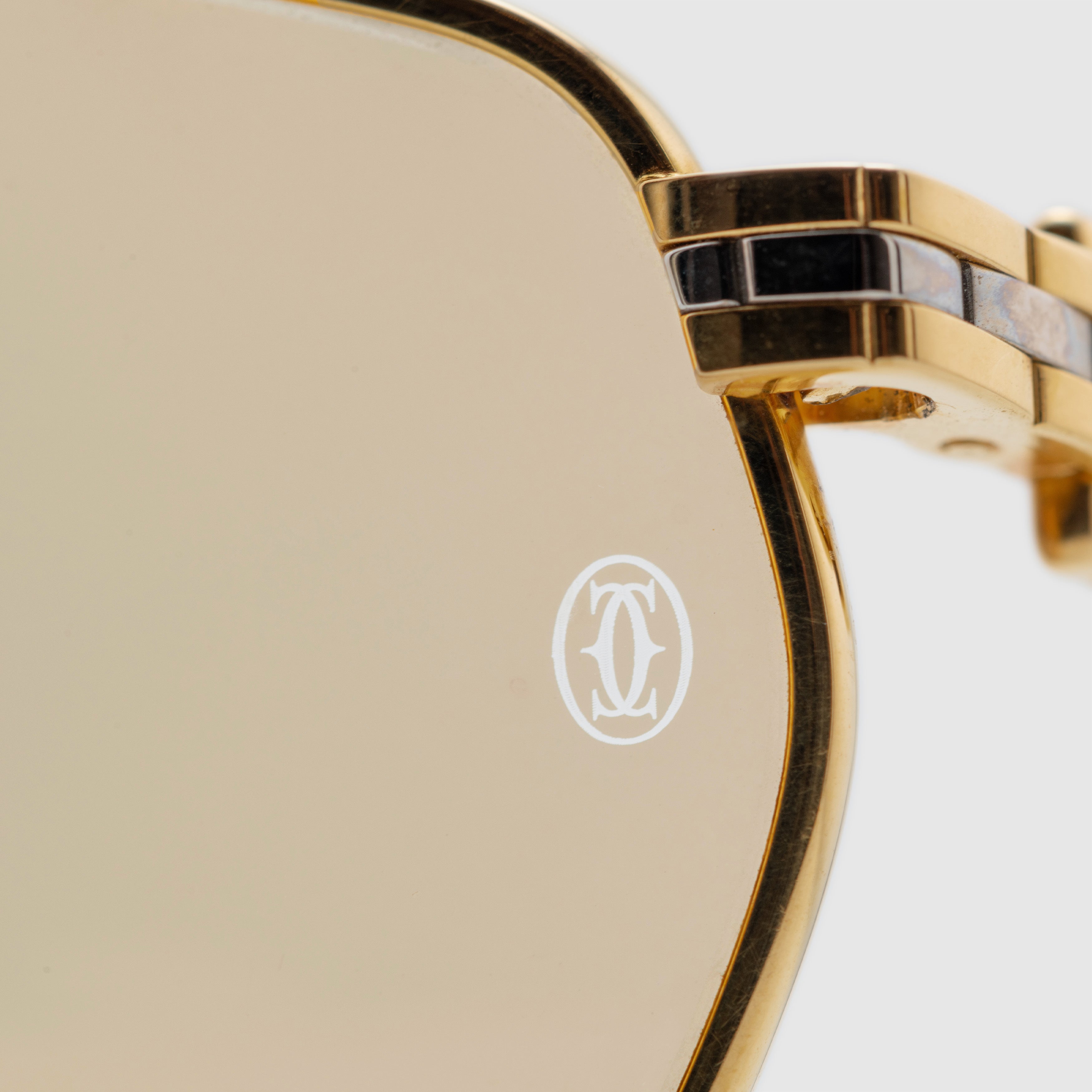 Vintage Cartier Panthère Windsor Sunglass circa 1990's
