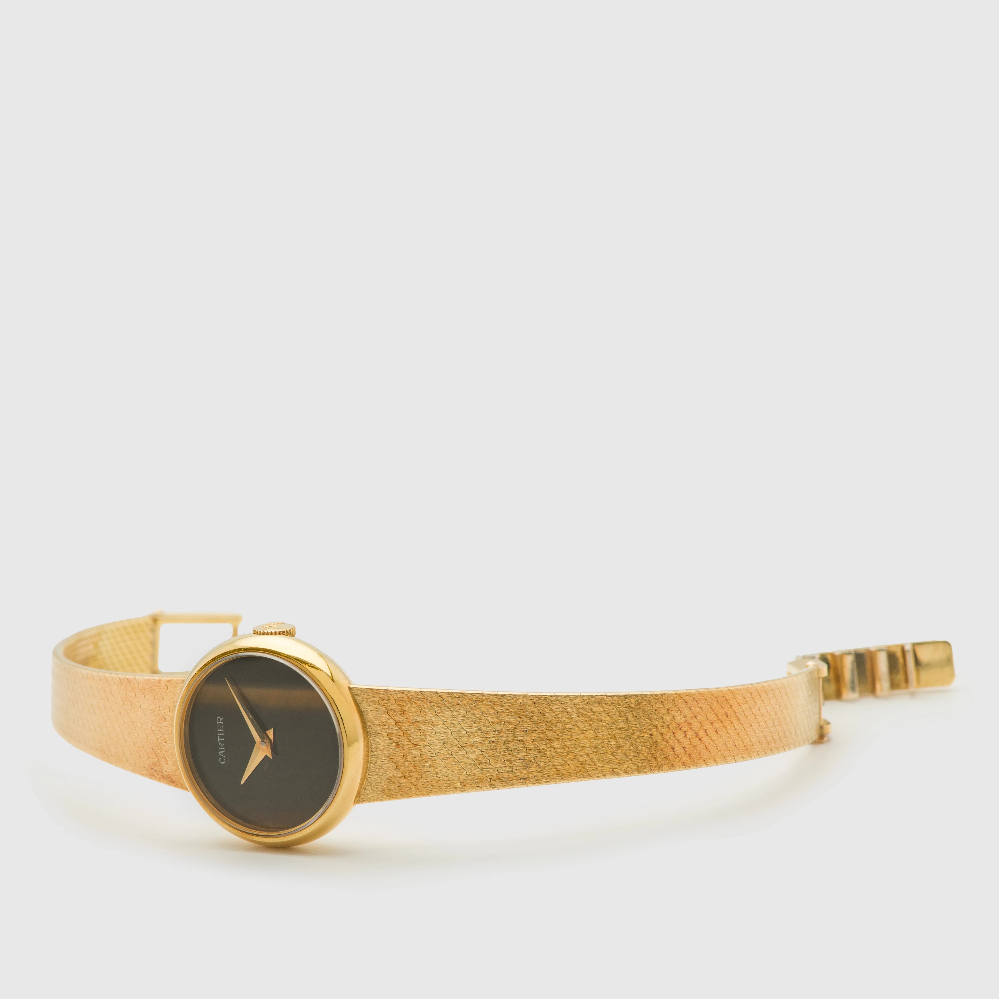 2000's Corum Retailed by Cartier 18k Tiger Eye Dial Ref. 10179
