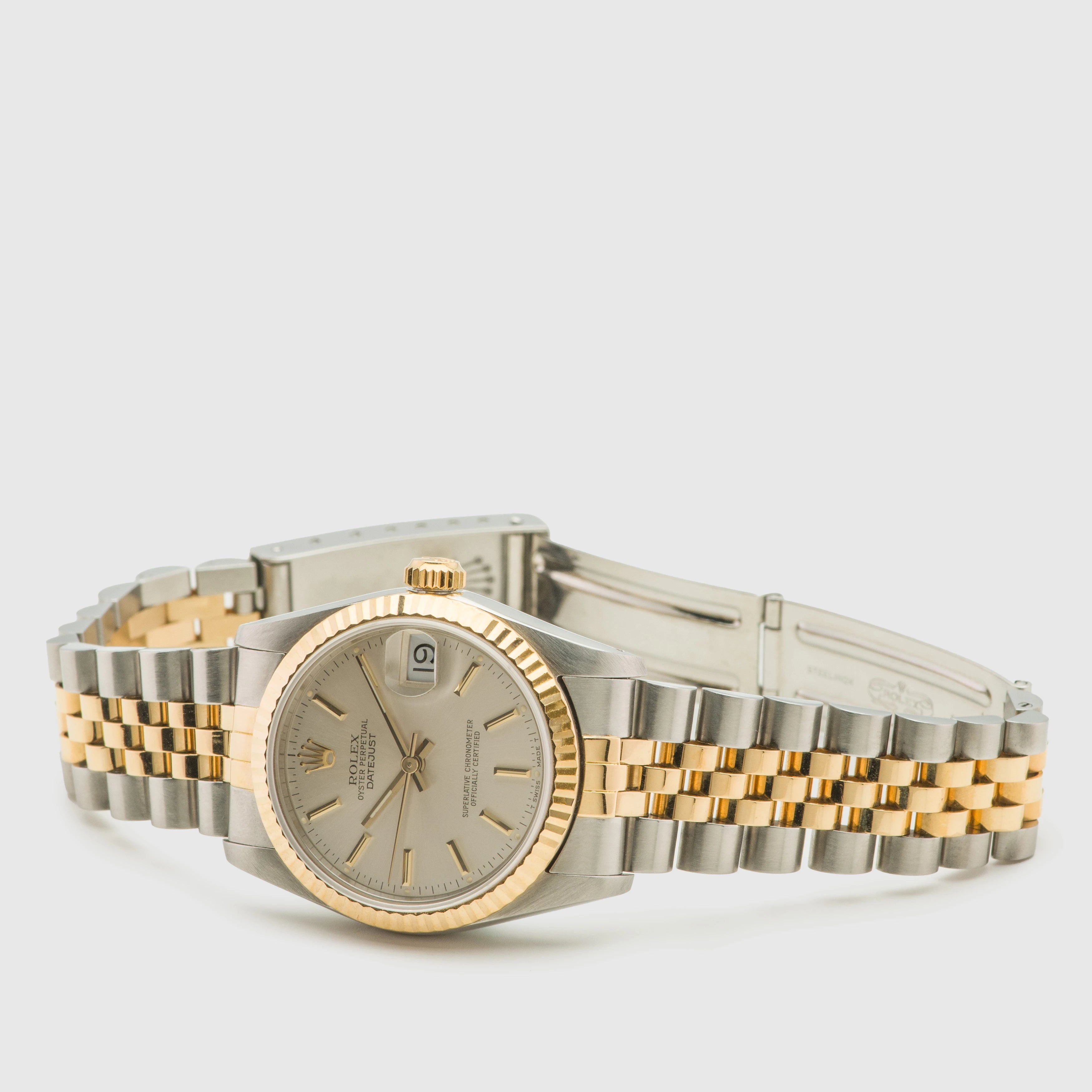 1987 Rolex Datejust Ladies St/G Silver Dial Ref. 68273