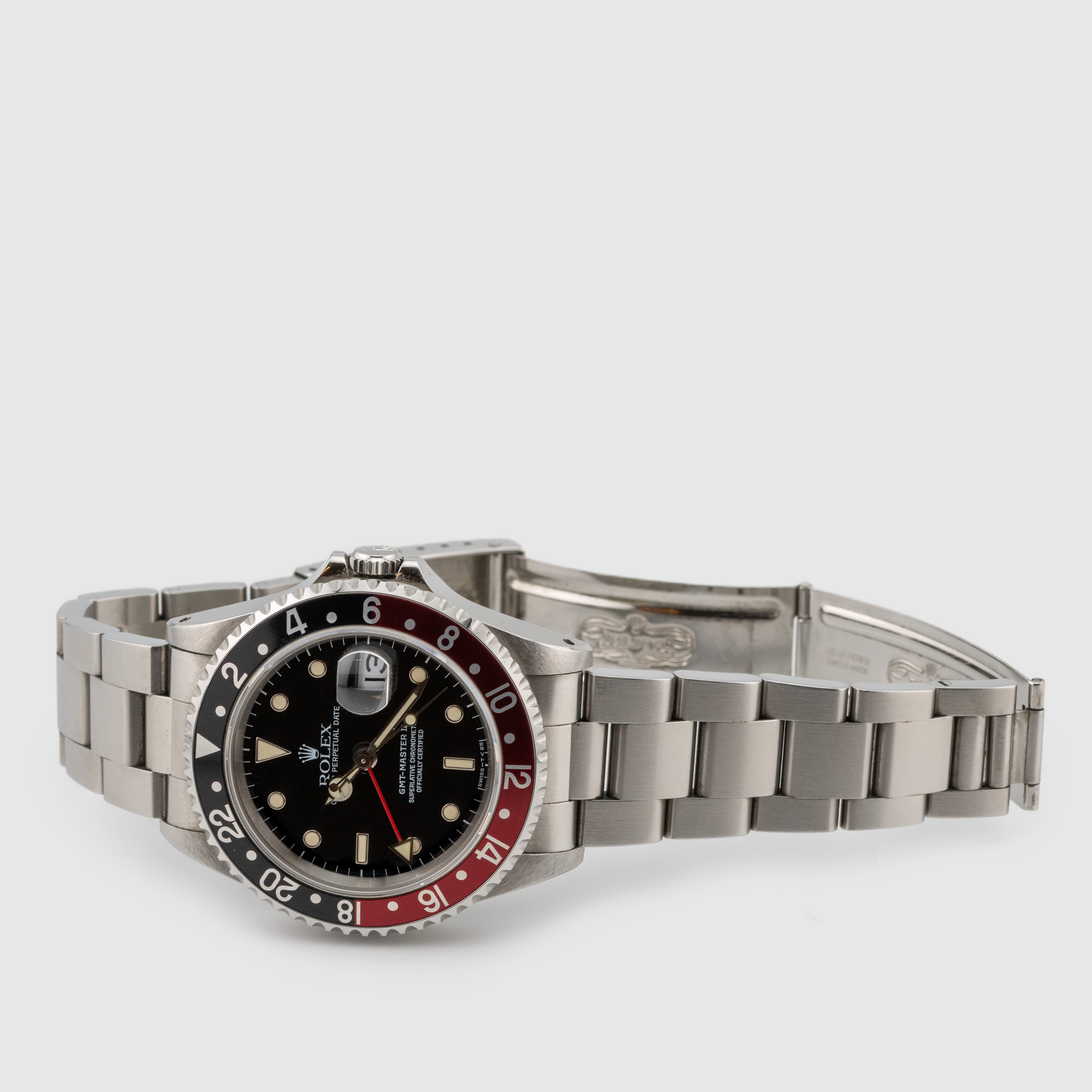 1995 Rolex GMT Master Coke Unpolished Ref. 16710 (with Box and Booklets)
