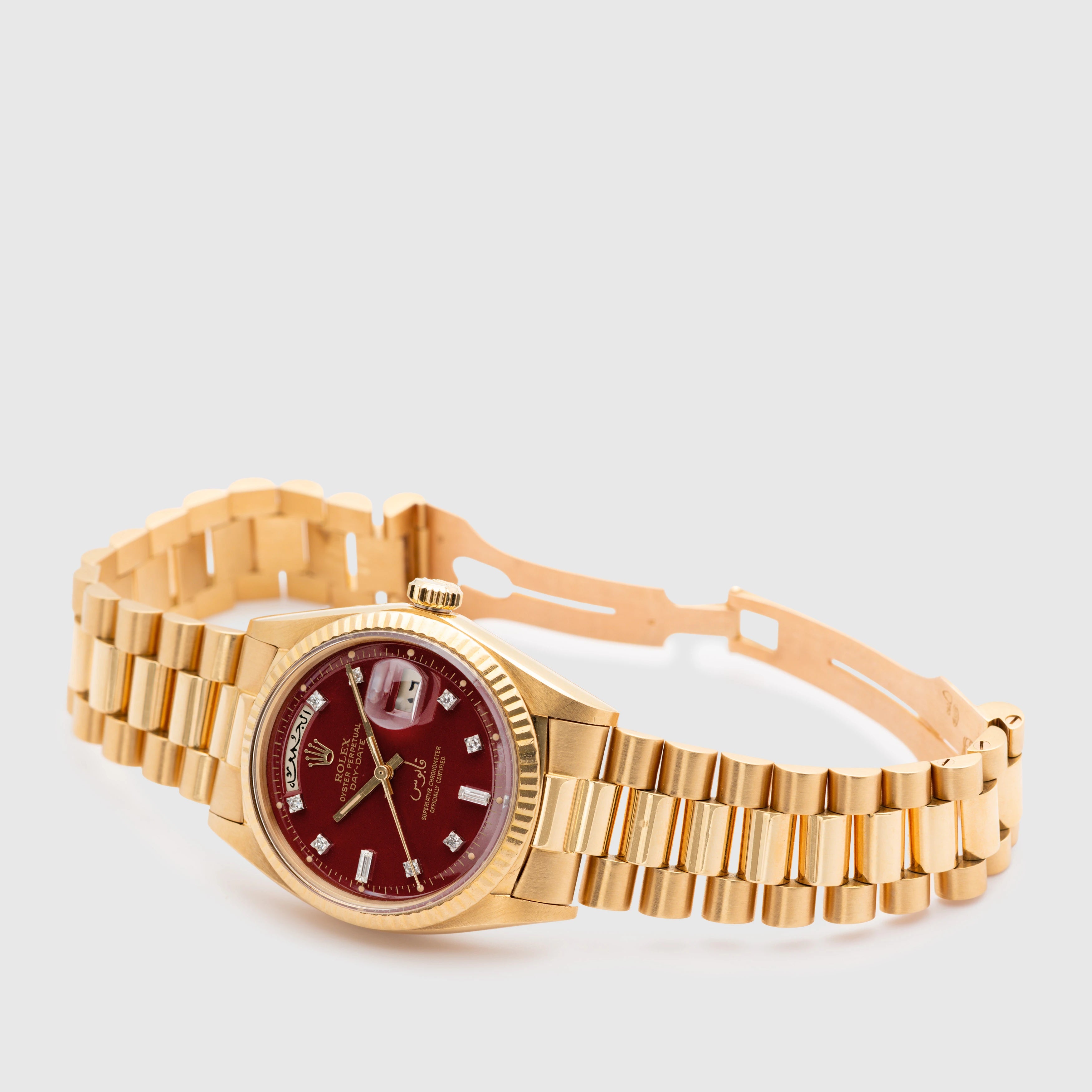 1972 Rolex Day Date Oxblood Stella 'Qaboos' Ref. 1803