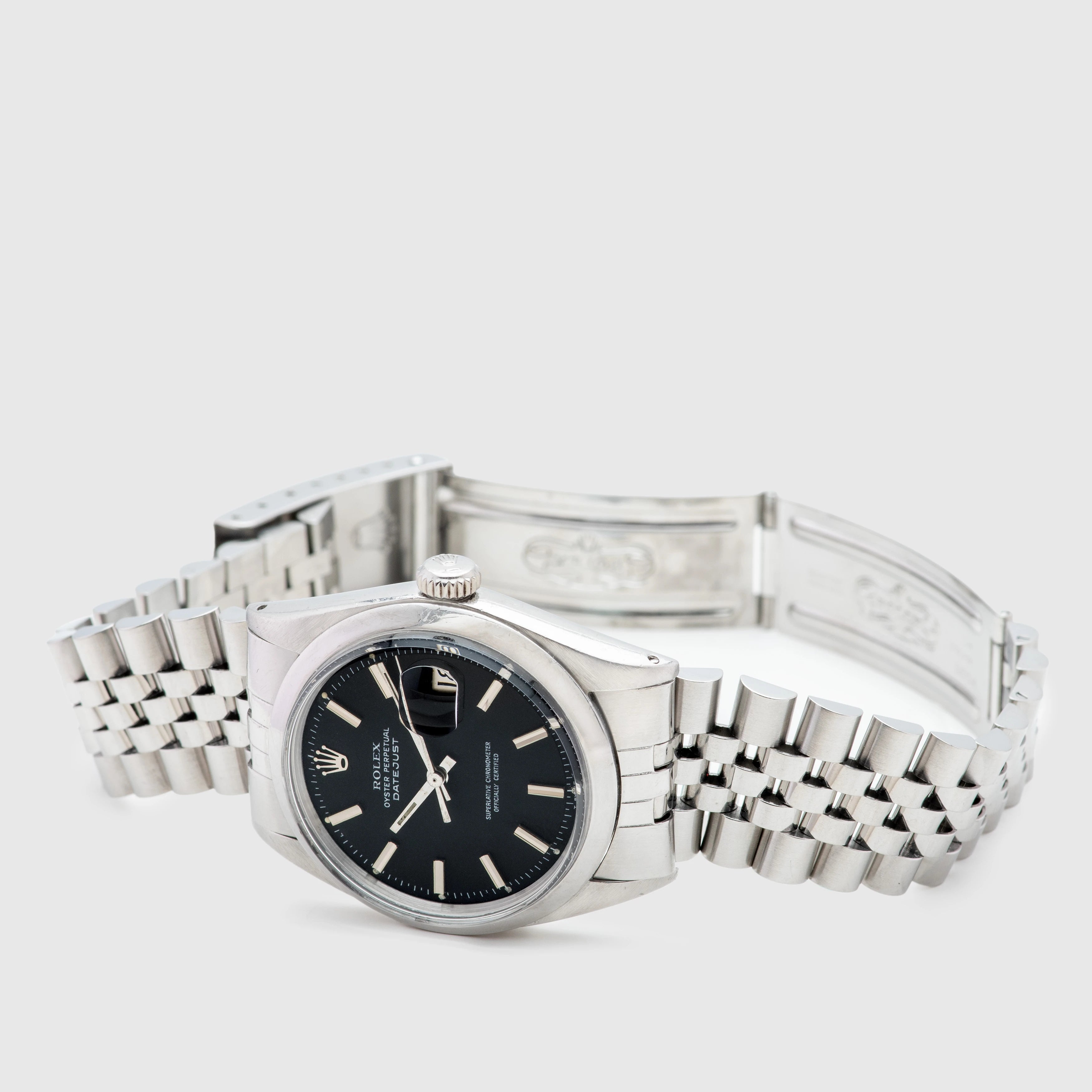 1971 Rolex Datejust Black Dial Ref. 1600