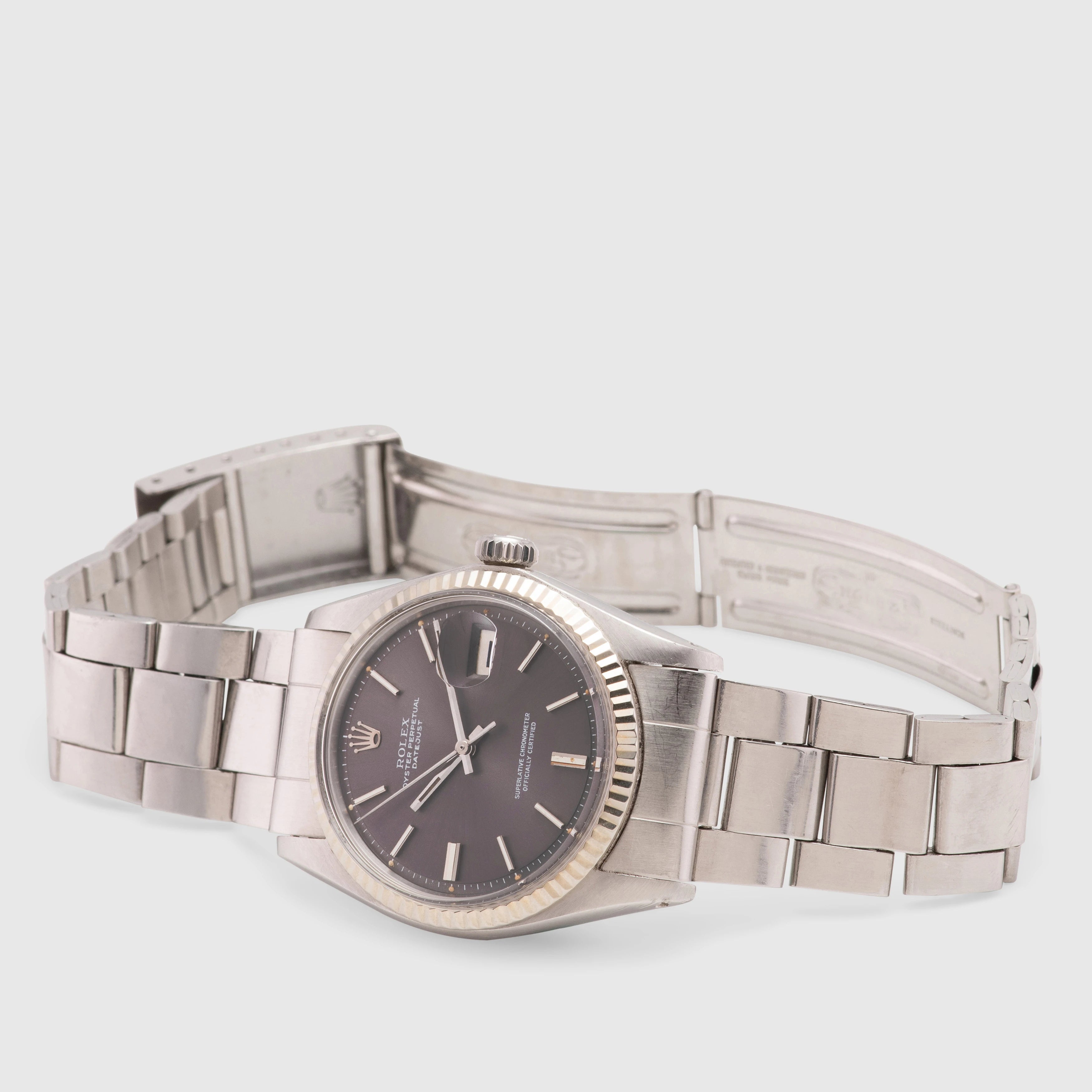 1978 Rolex Datejust Grey Dial Oyster Bracelet Ref. 1601