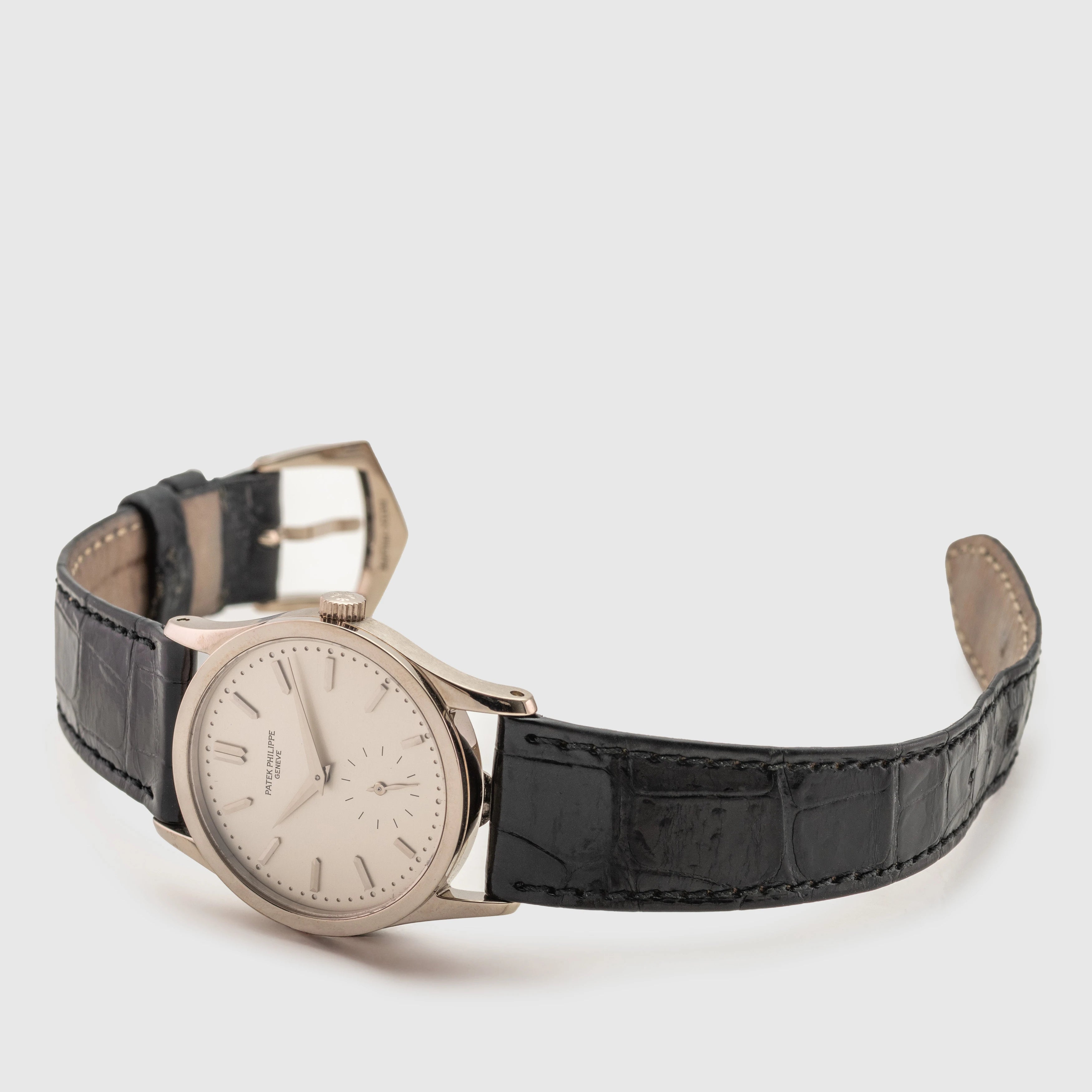 1995 Patek Philippe Calatrava White Gold Ref. 3796 (with Extract of Archives)
