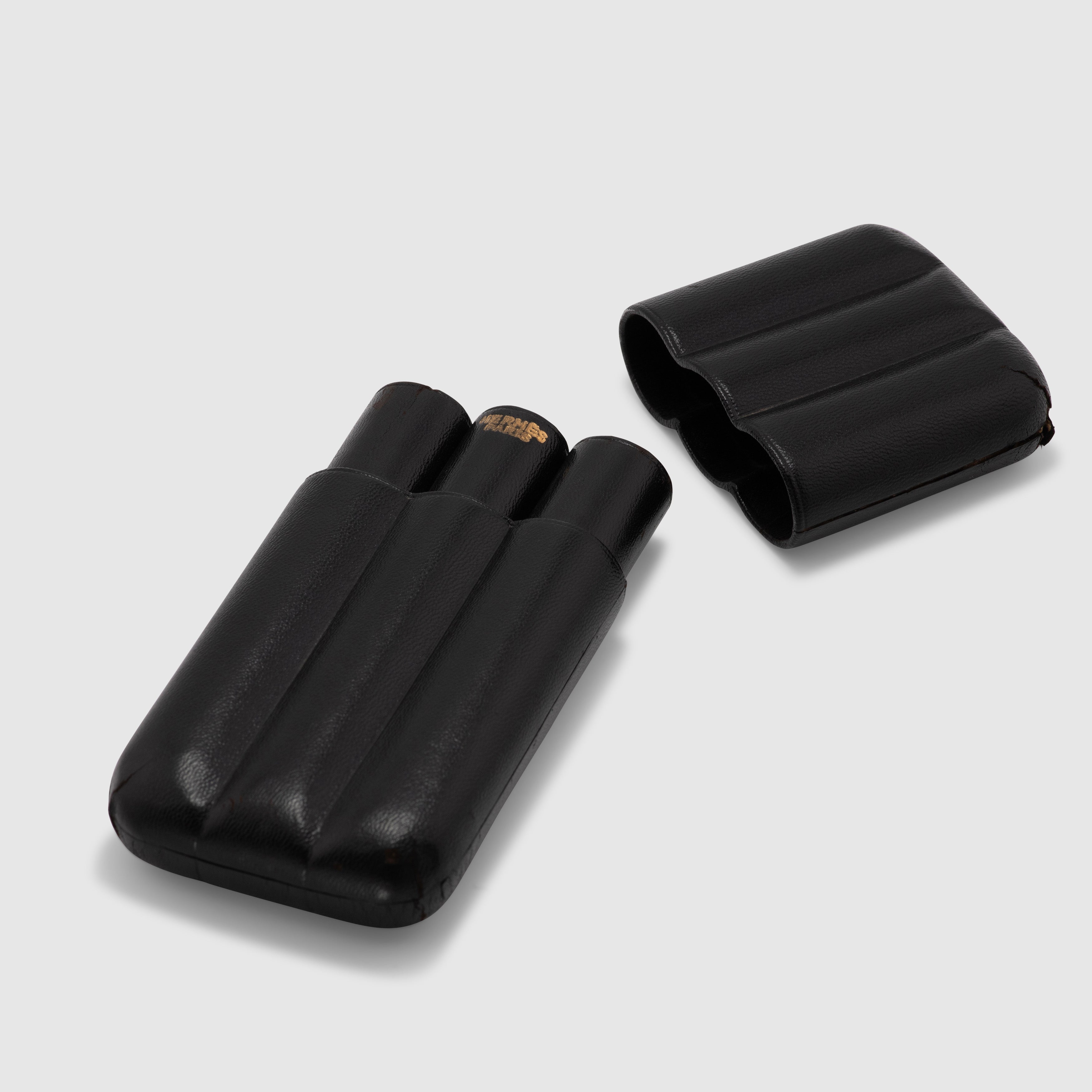 Hermes Leather Cigar Holder 20th Century