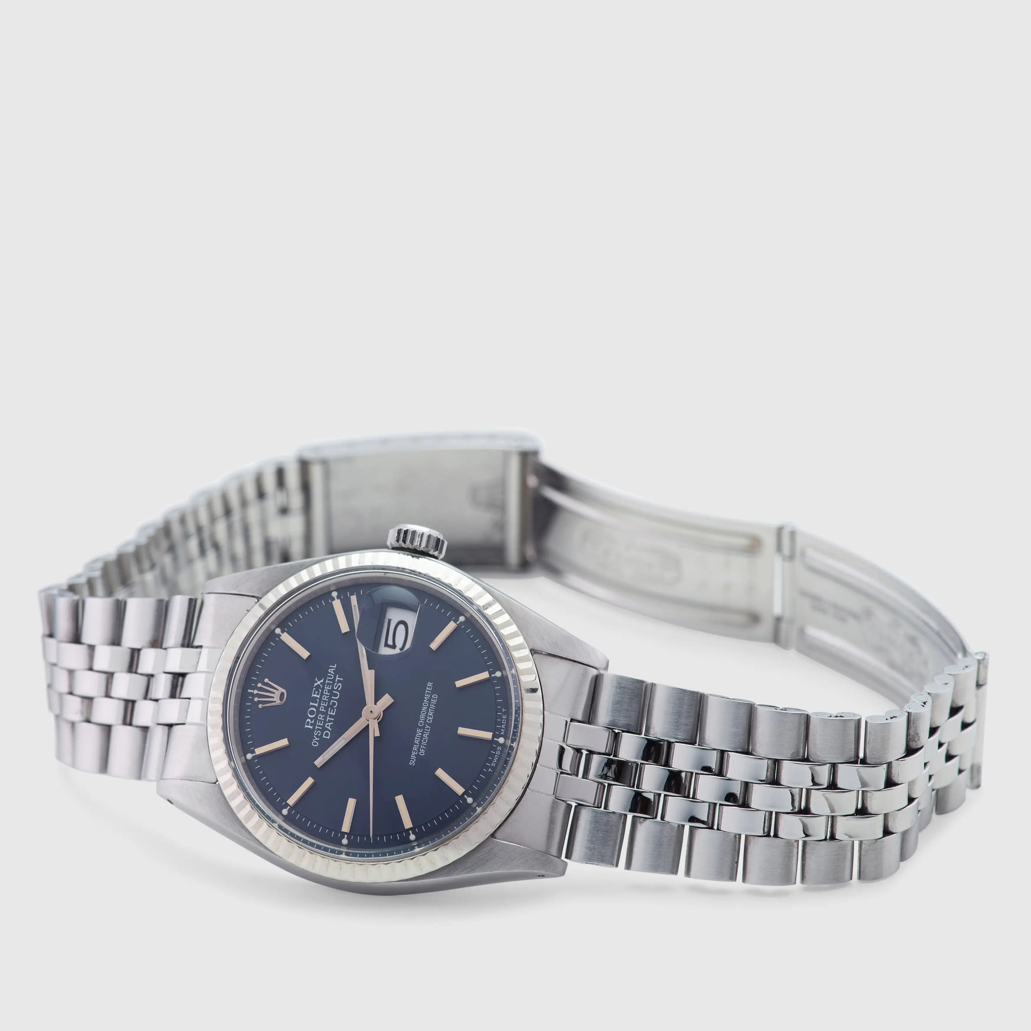1972 Rolex Datejust St/WG Blue Dial Ref. 1601