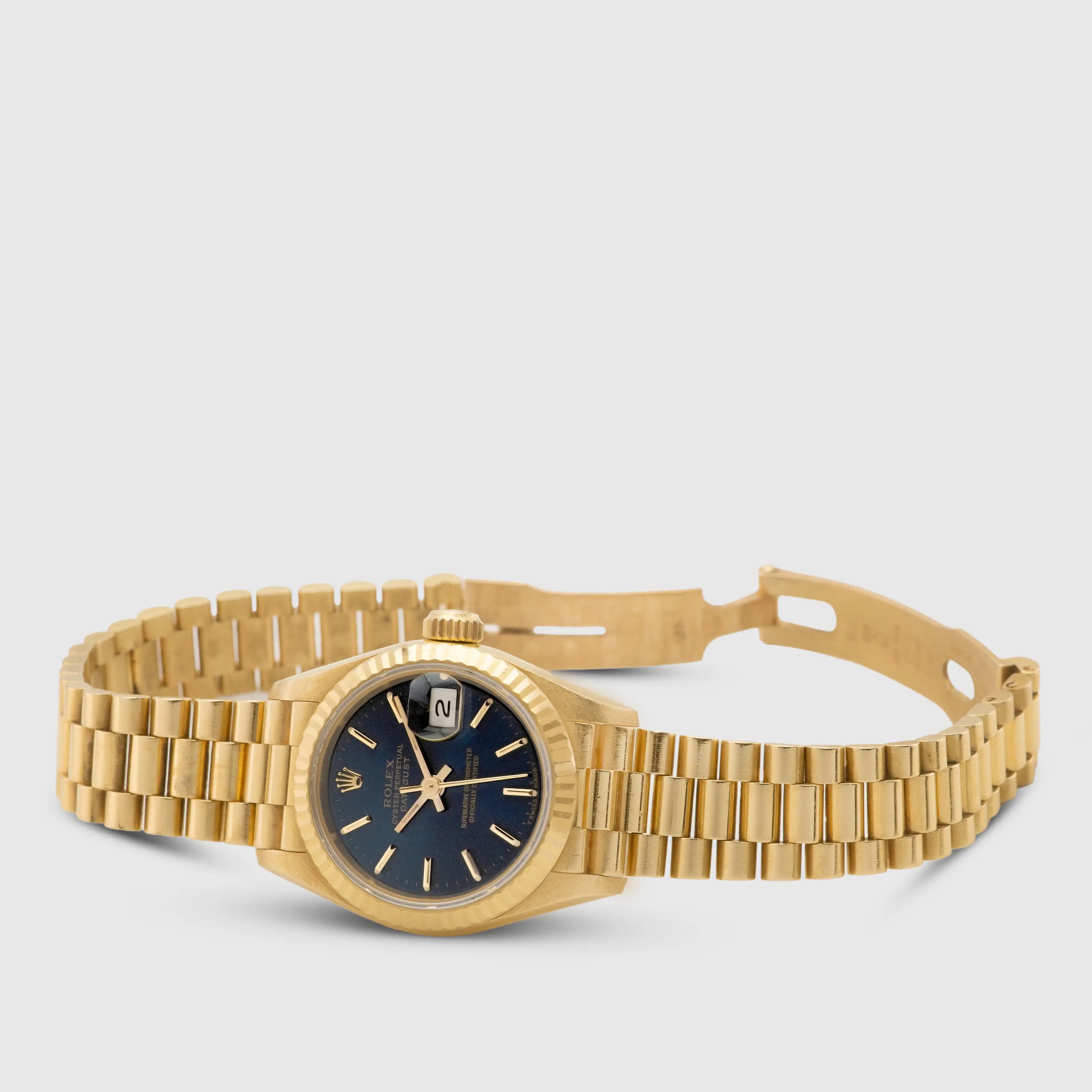 1992 Rolex Lady Datejust 18k Yellow Gold Ref. 69178 (with Box & papers)