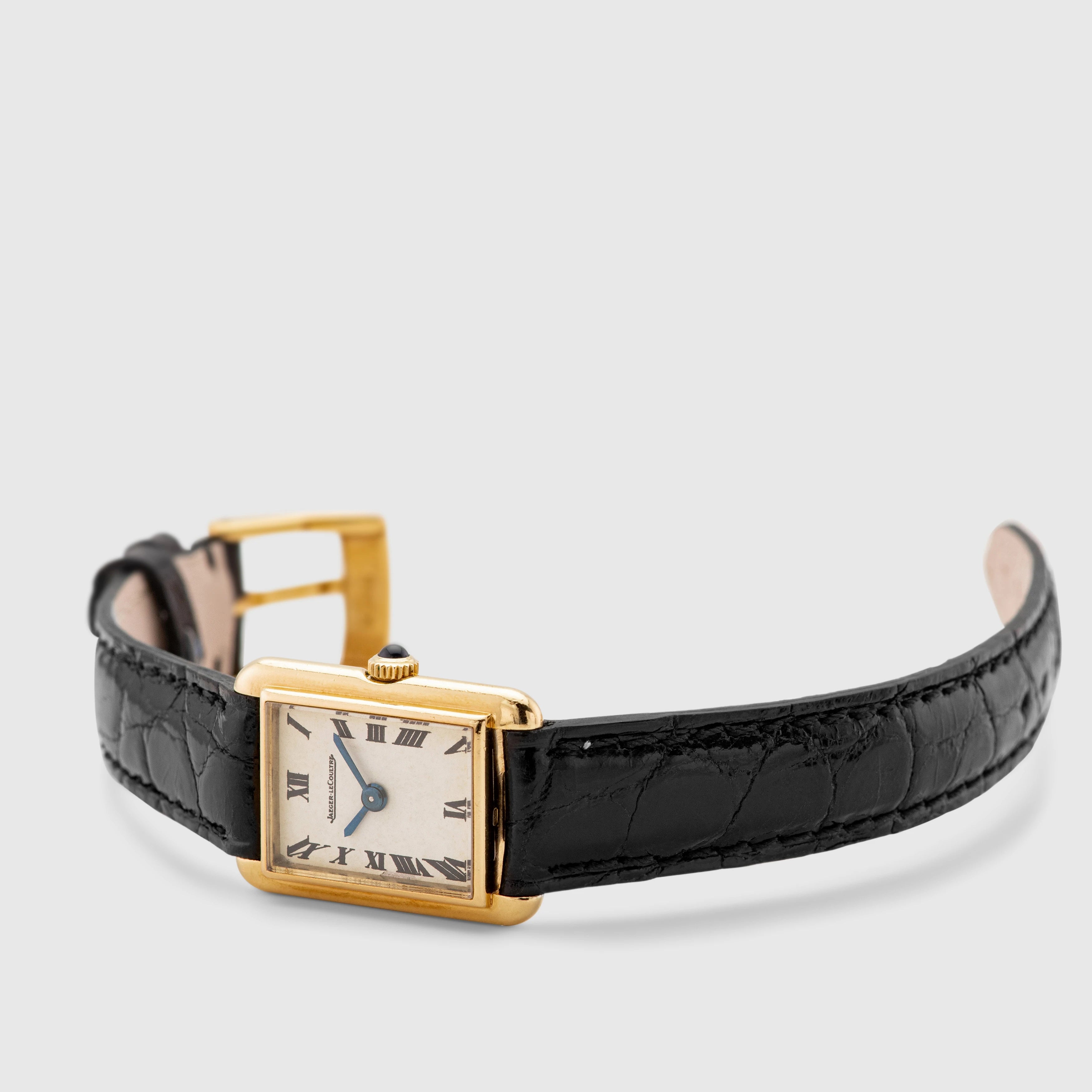 1960's Jaeger Le Coultre Mini Tank Yellow Gold Ref. 6028.21