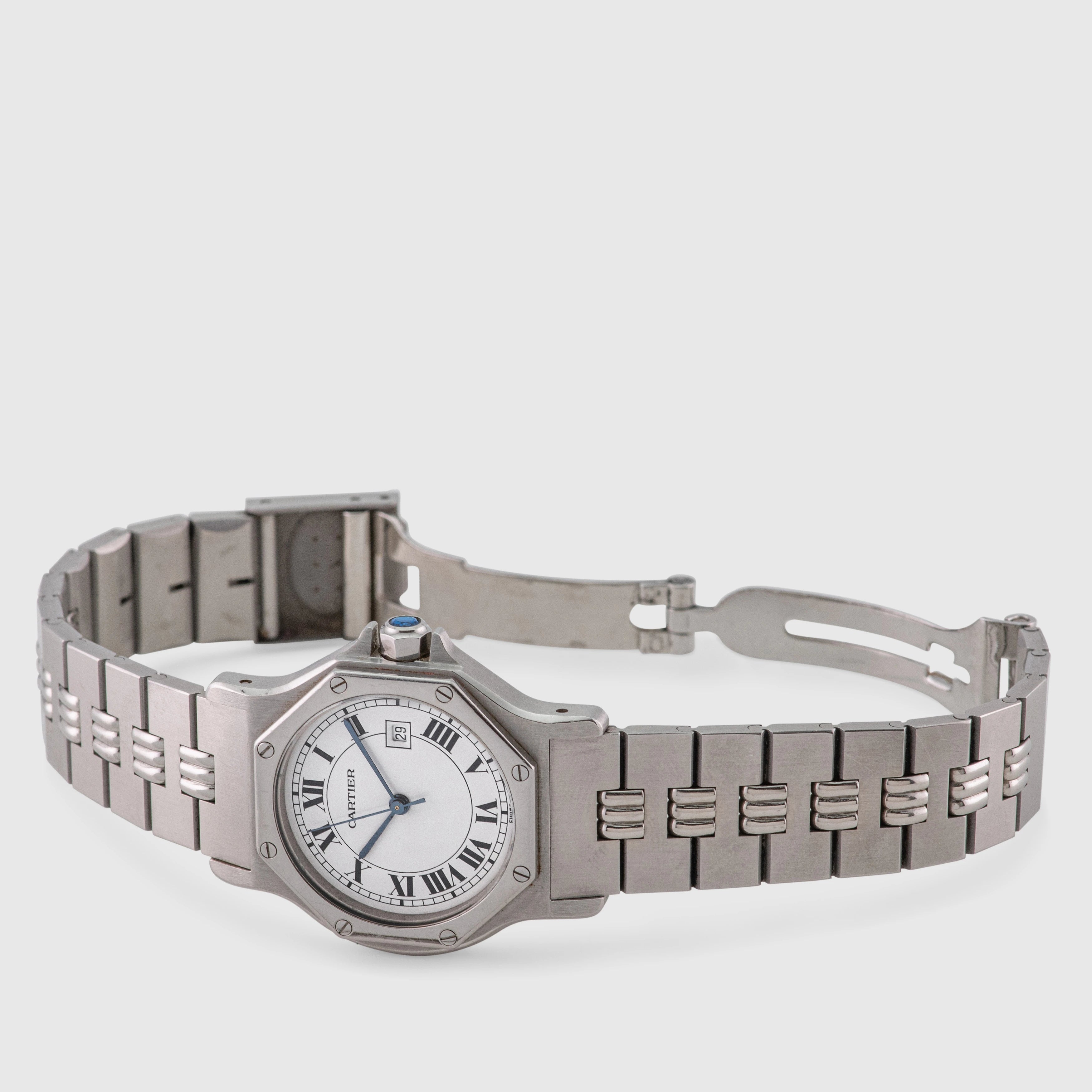 1980's Cartier Santos Octagon Ref. 2965