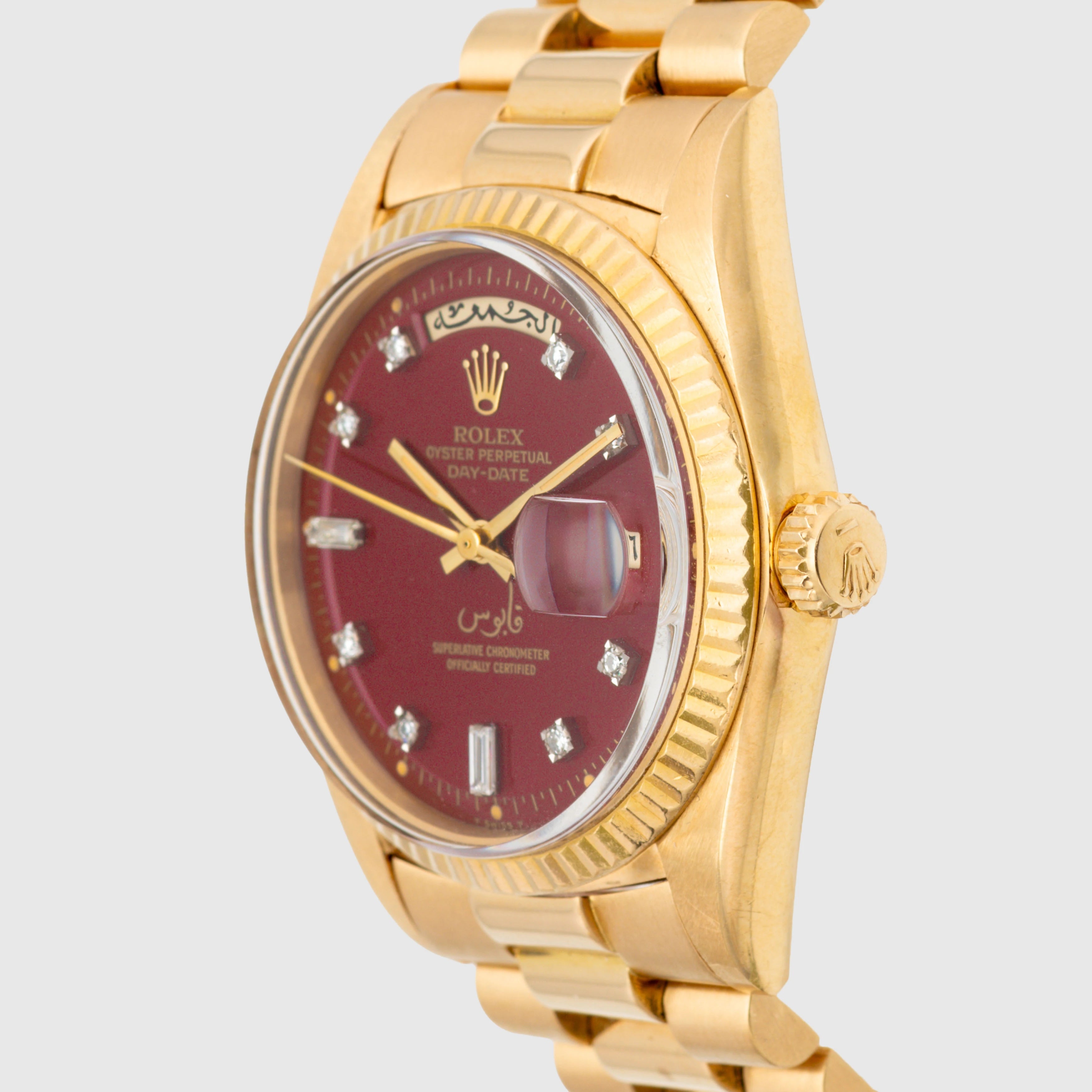 1972 Rolex Day Date Oxblood Stella 'Qaboos' Ref. 1803