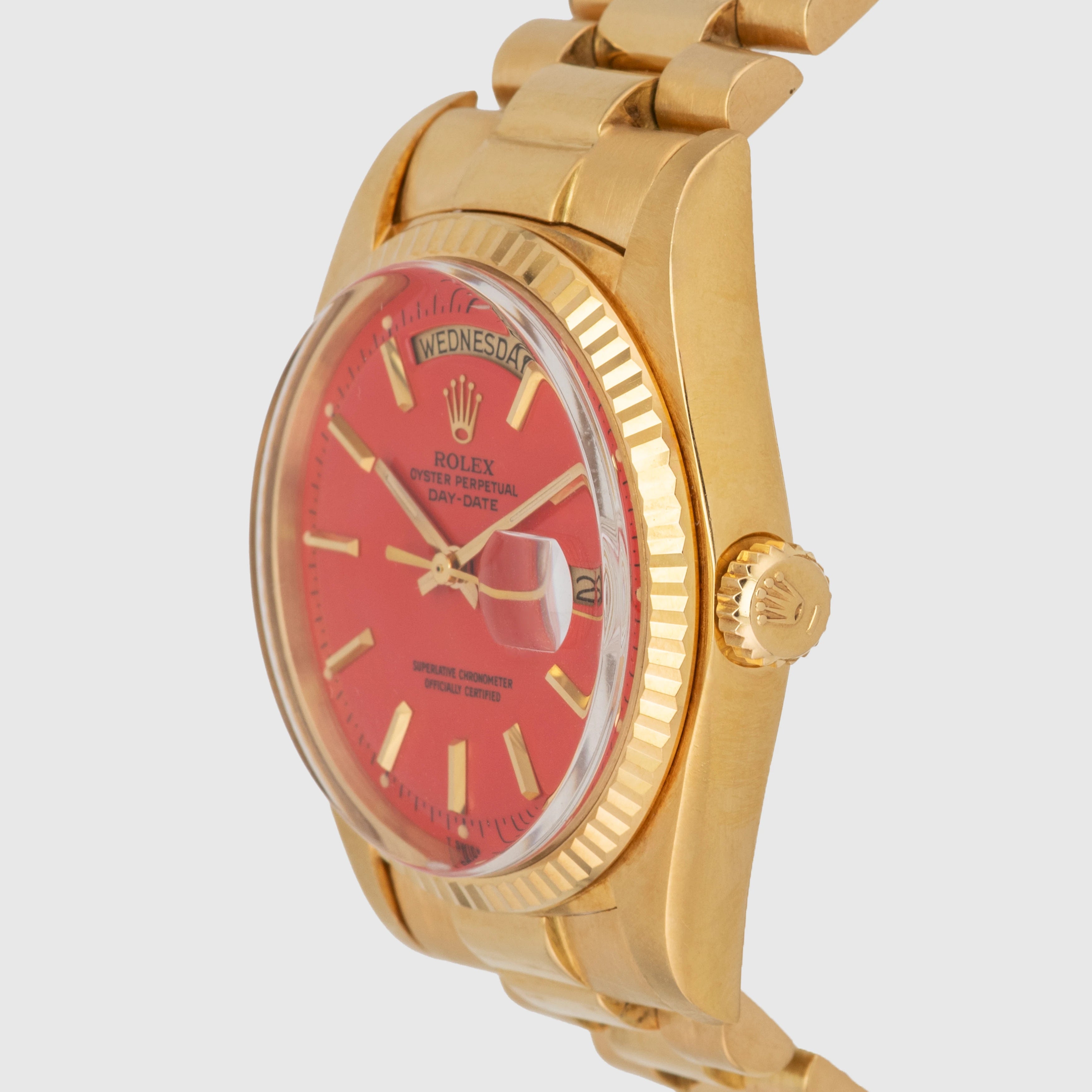 1975 Rolex Day Date Red Stella Dial Ref. 1803