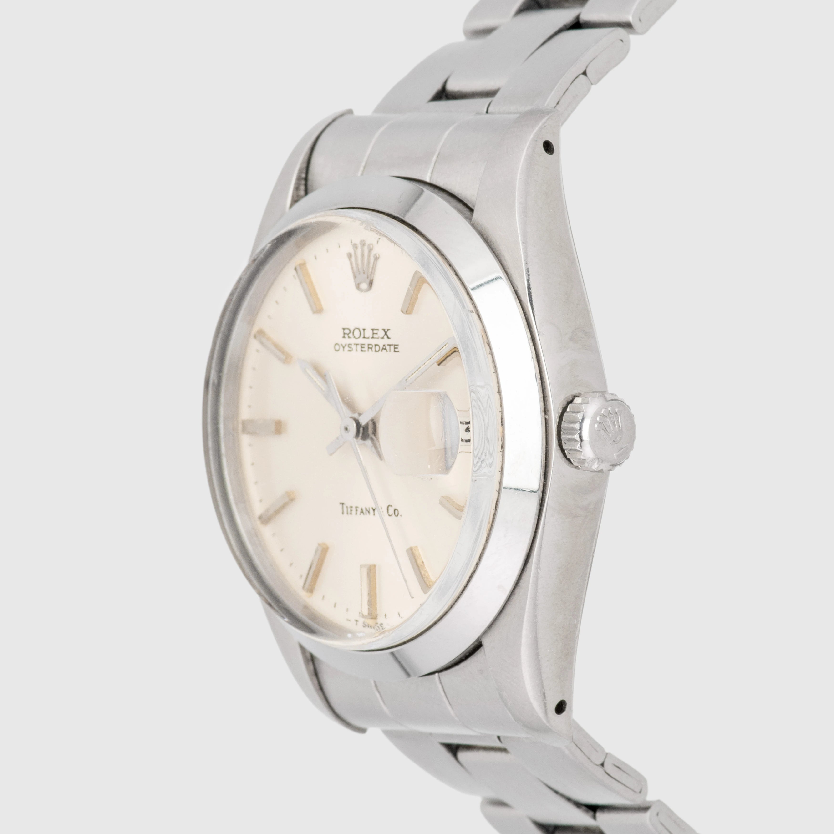1982 Rolex Oyster Date 'Tiffany & Co.' Silver Dial Ref. 6694 (with Box)