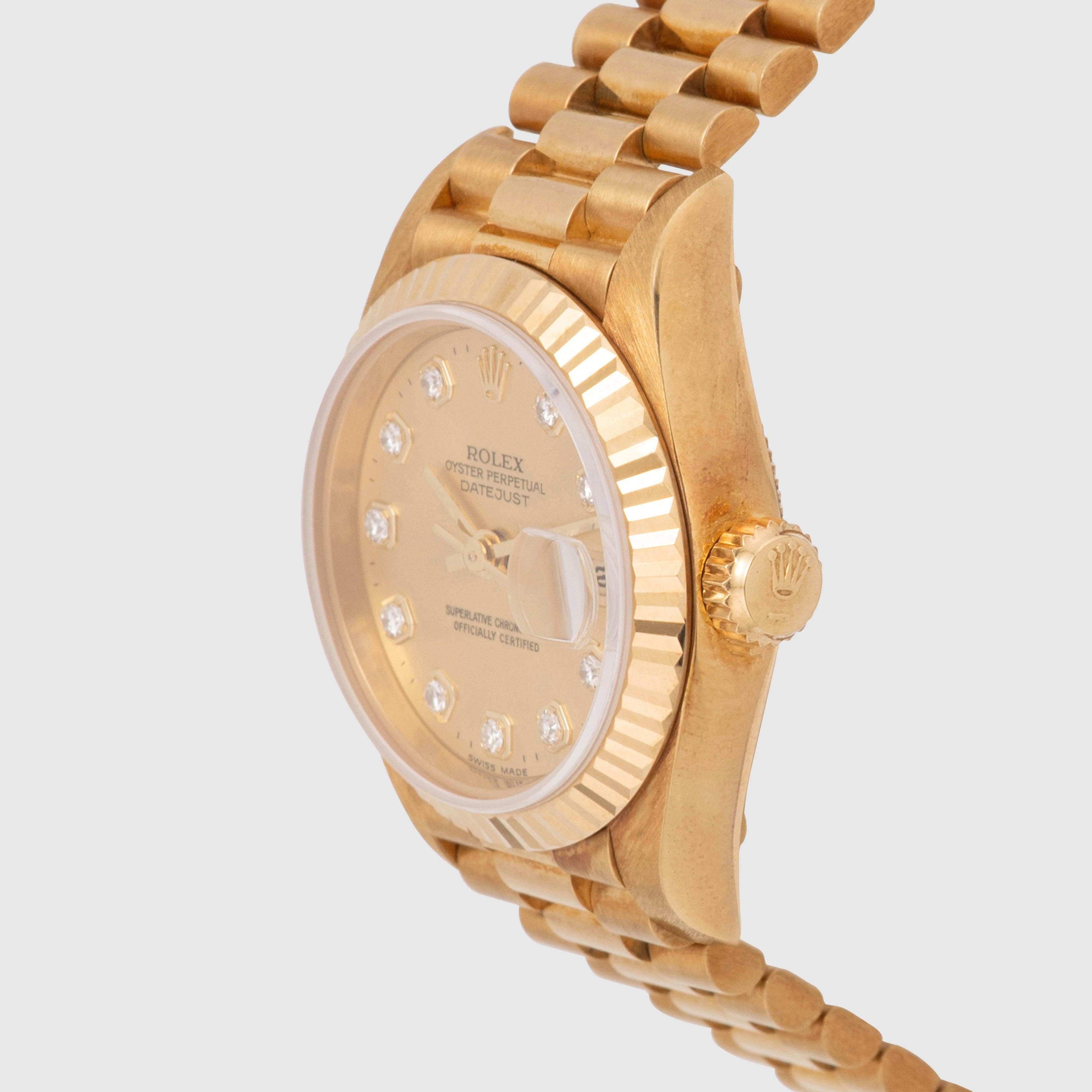 1999 Rolex Lady Datejust Champagne Diamond Dial Ref. 69178 (with Papers)
