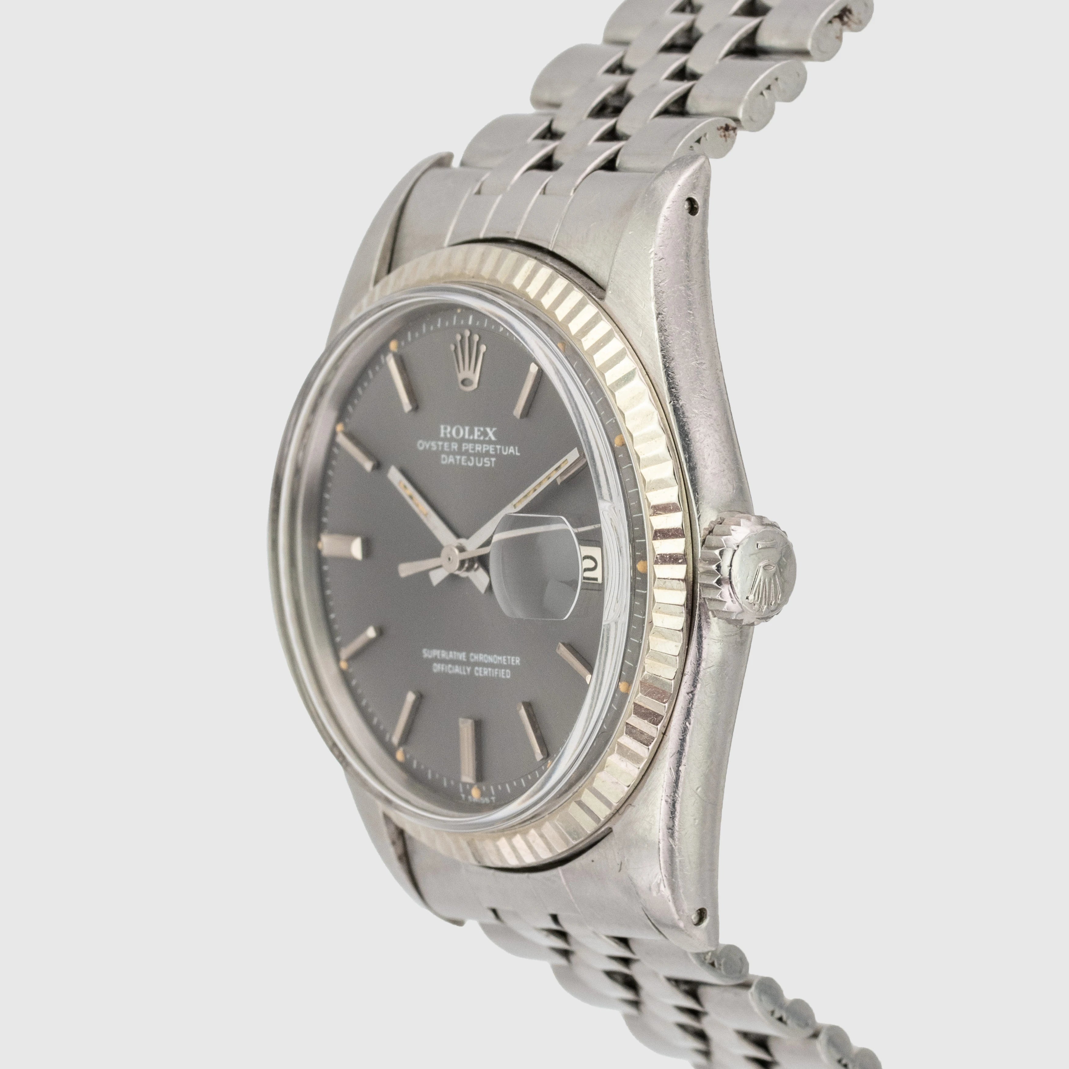 1970 Rolex Datejust Grey Dial Ref. 1601