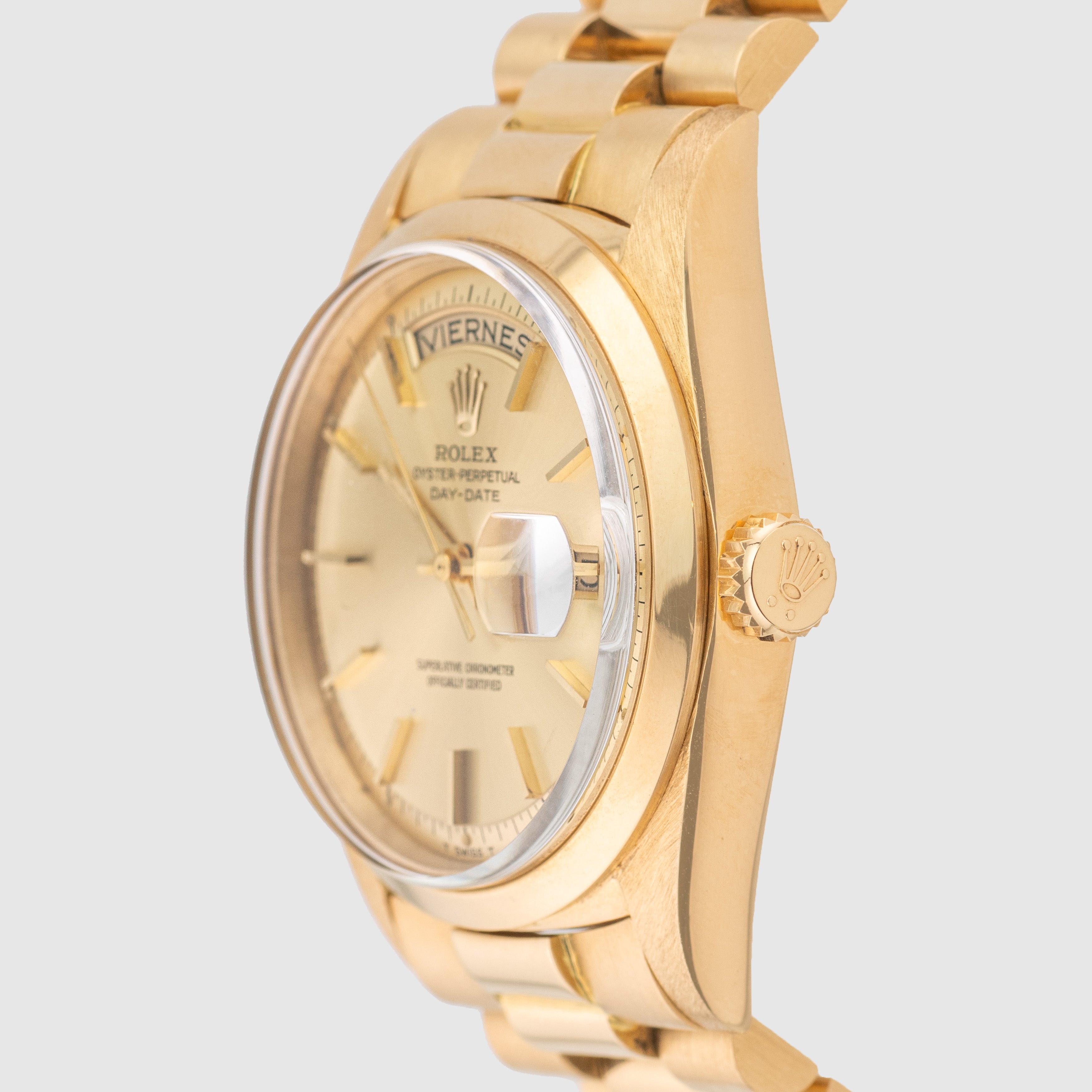 1967 Rolex Day Date Champagne Pie Pan Dial Ref. 1802