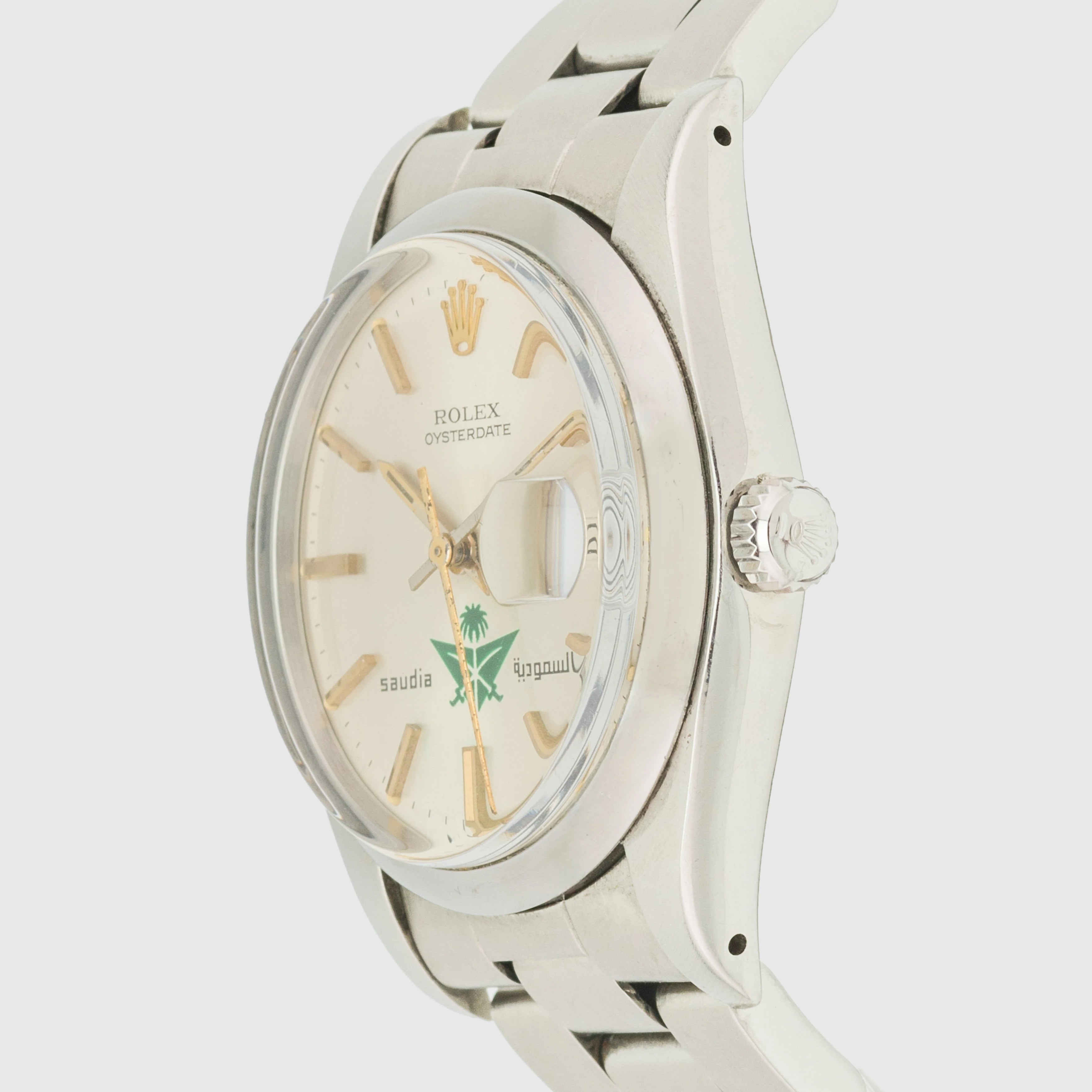 1979 Rolex Oysterdate Precision Silver Saudia Airlines Dial Ref. 6694