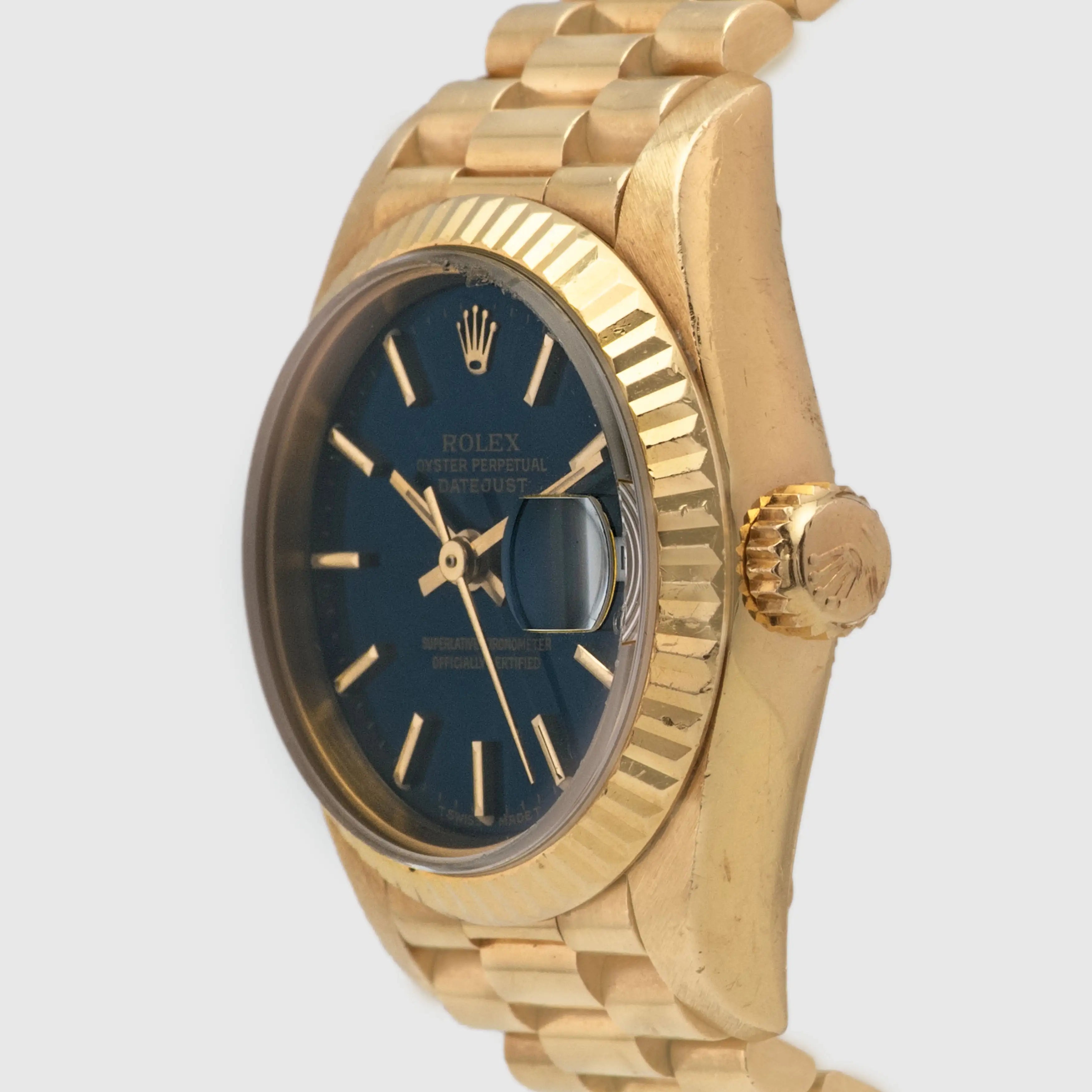 1992 Rolex Lady Datejust 18k Yellow Gold Ref. 69178 (with Box & papers)