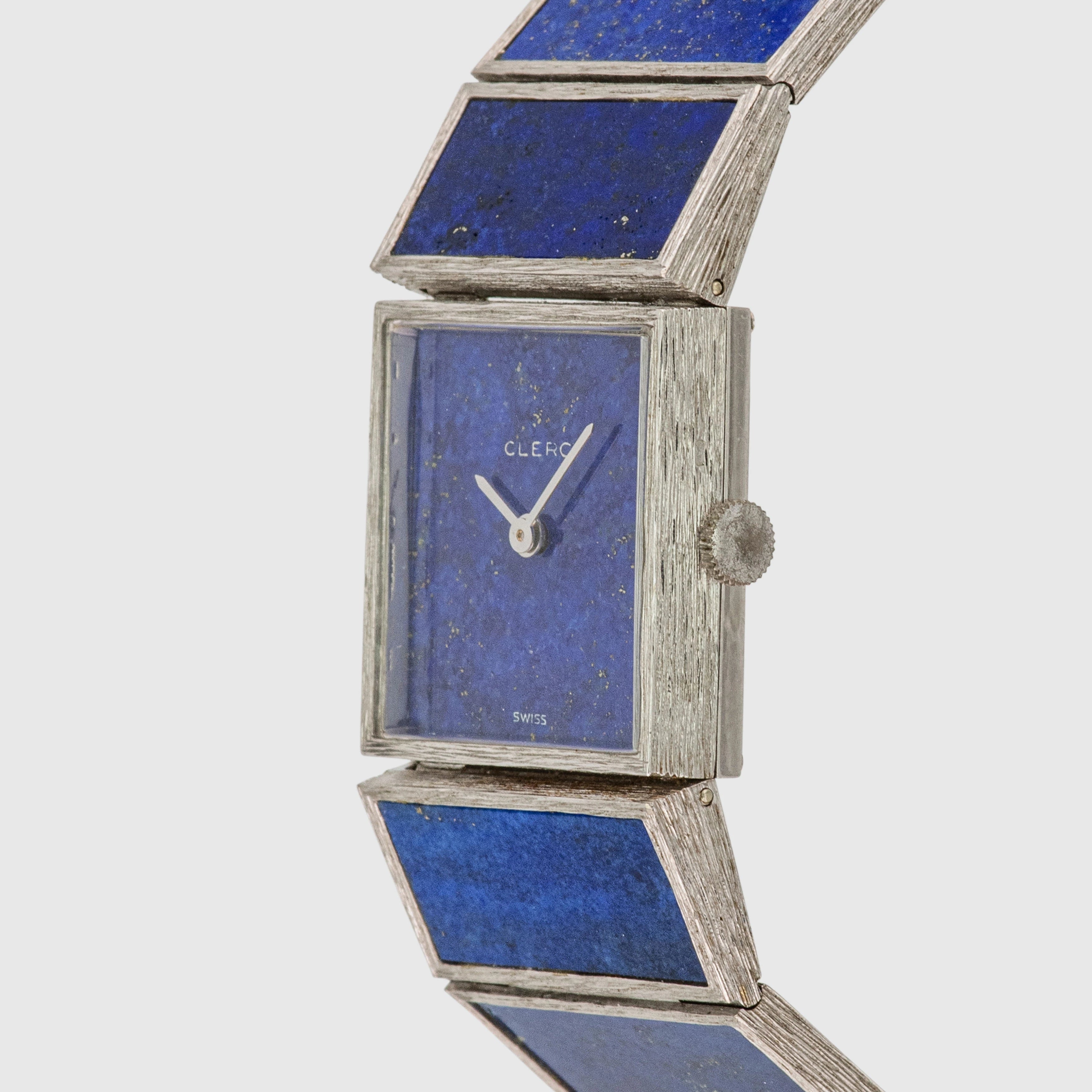 1974 Clerc White Gold Lapis Ref. 4038 (Box & Papers)
