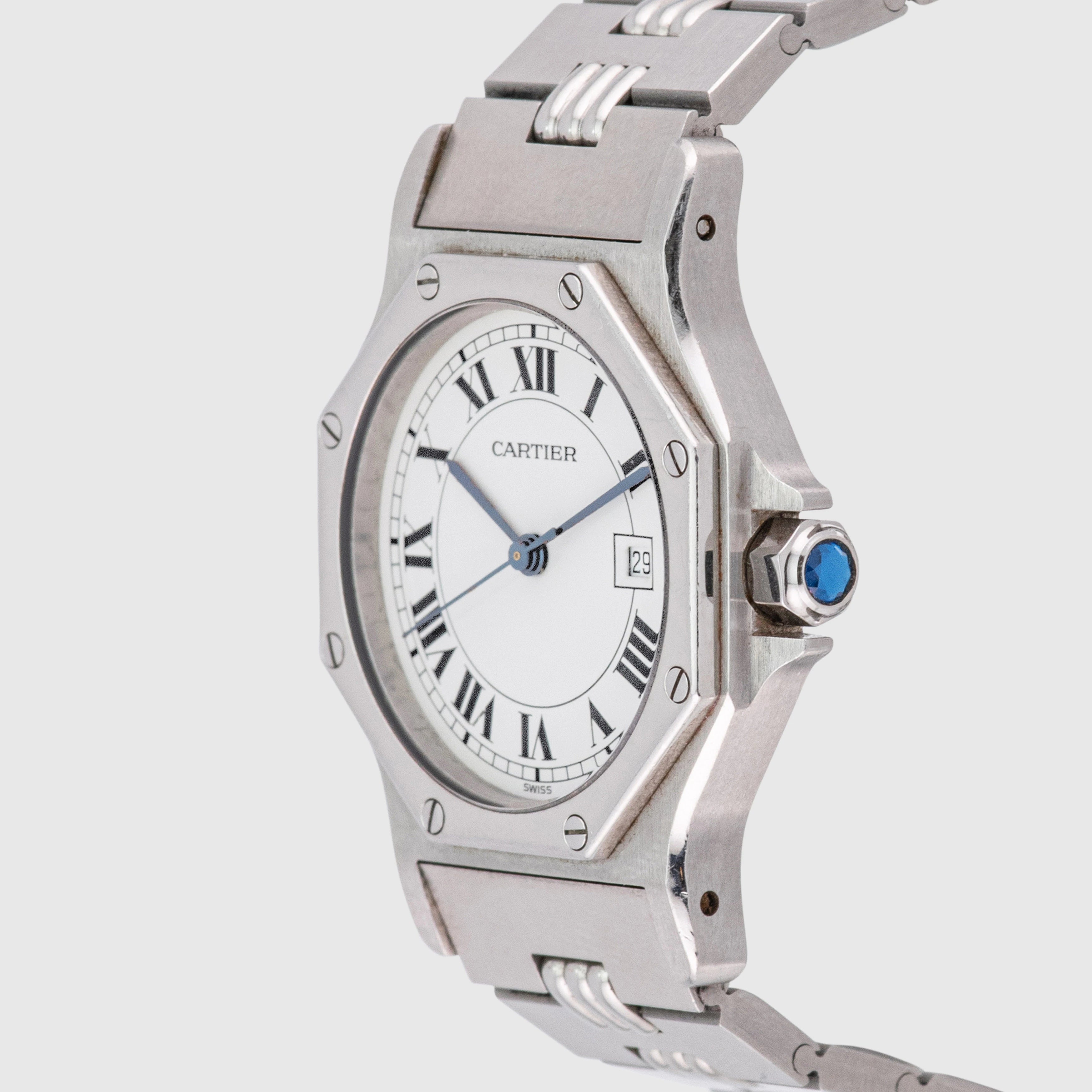1980's Cartier Santos Octagon Ref. 2965