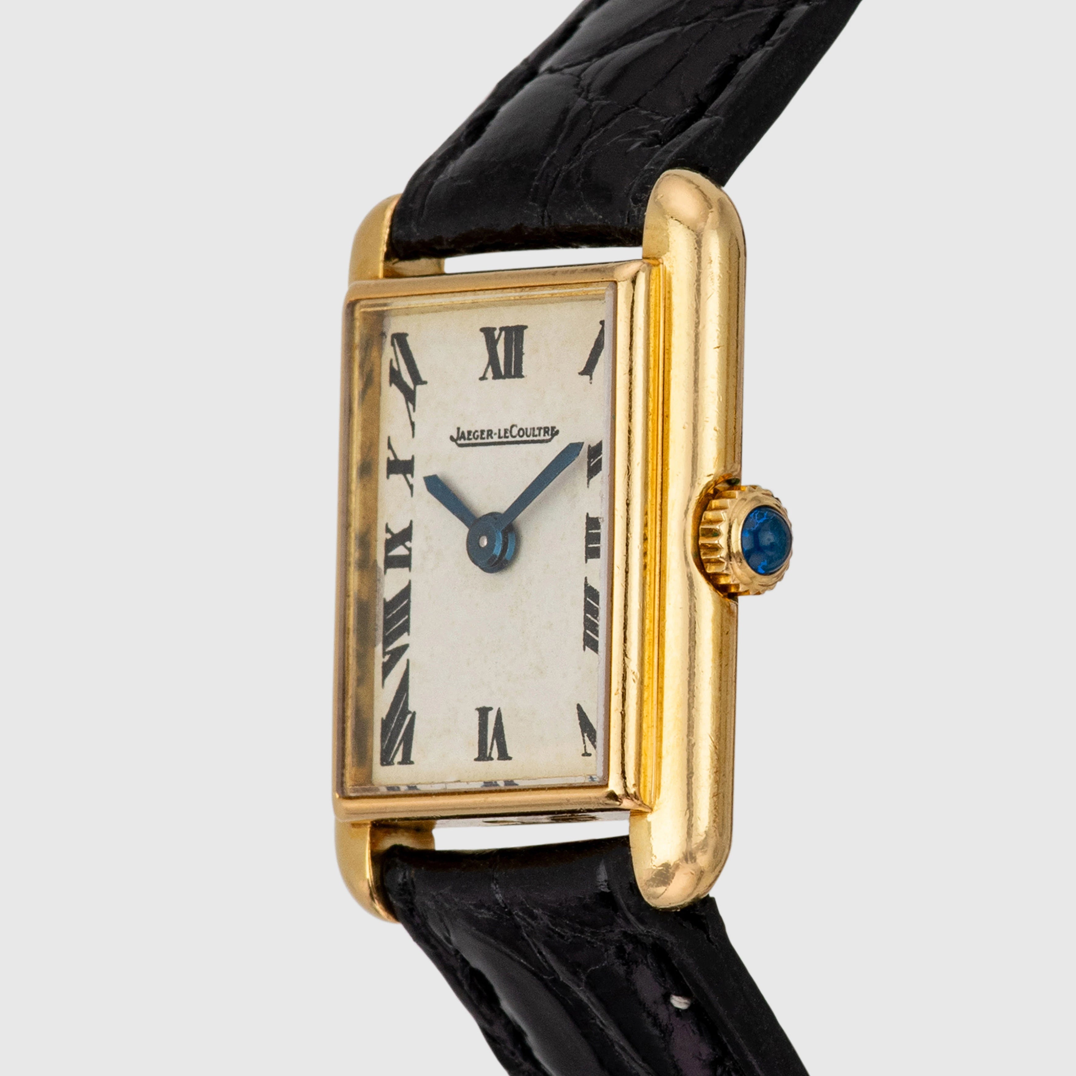 1960's Jaeger Le Coultre Mini Tank Yellow Gold Ref. 6028.21