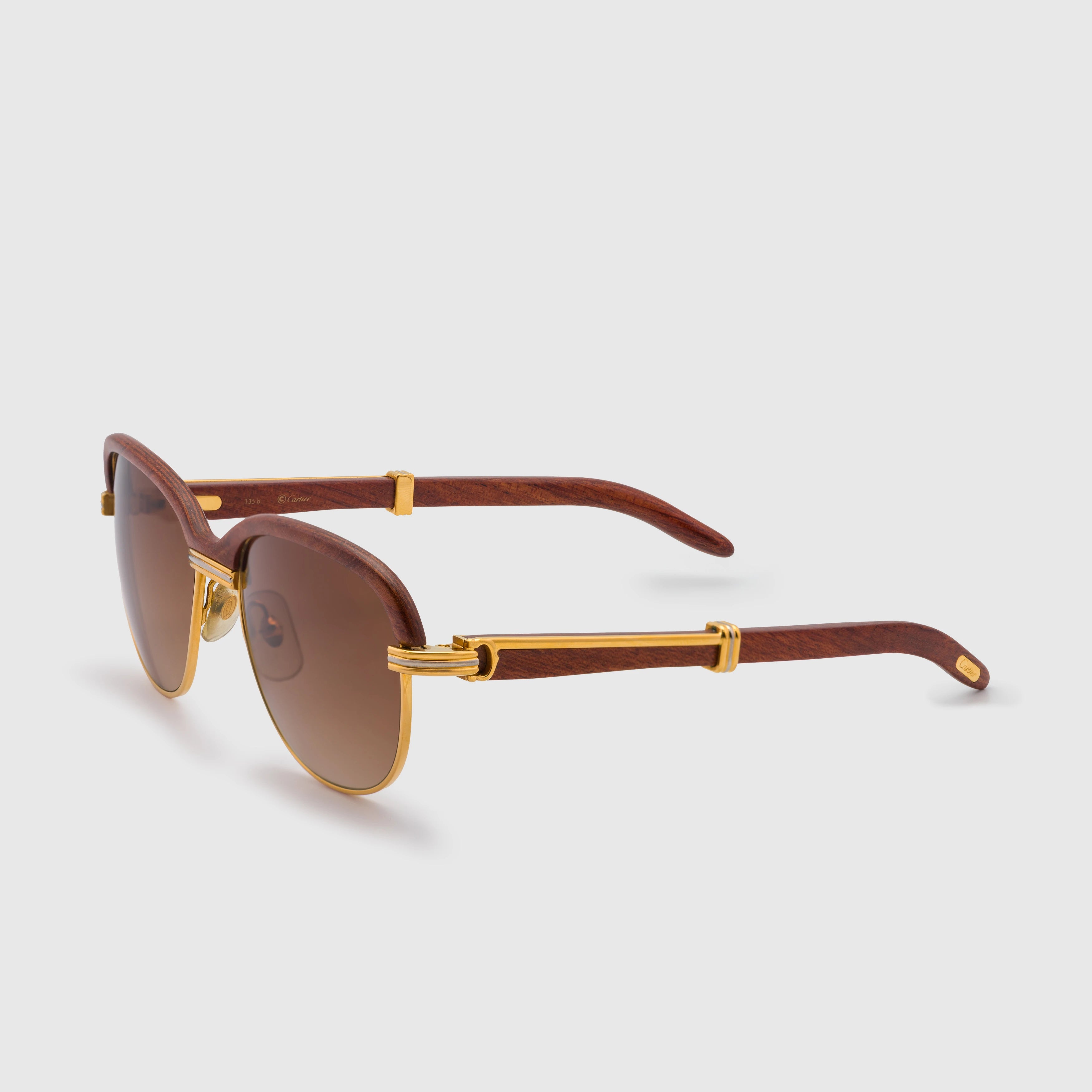 Vintage Cartier Malmaison
'BUBINGA' Precious Wood Frame Circa 1990’s