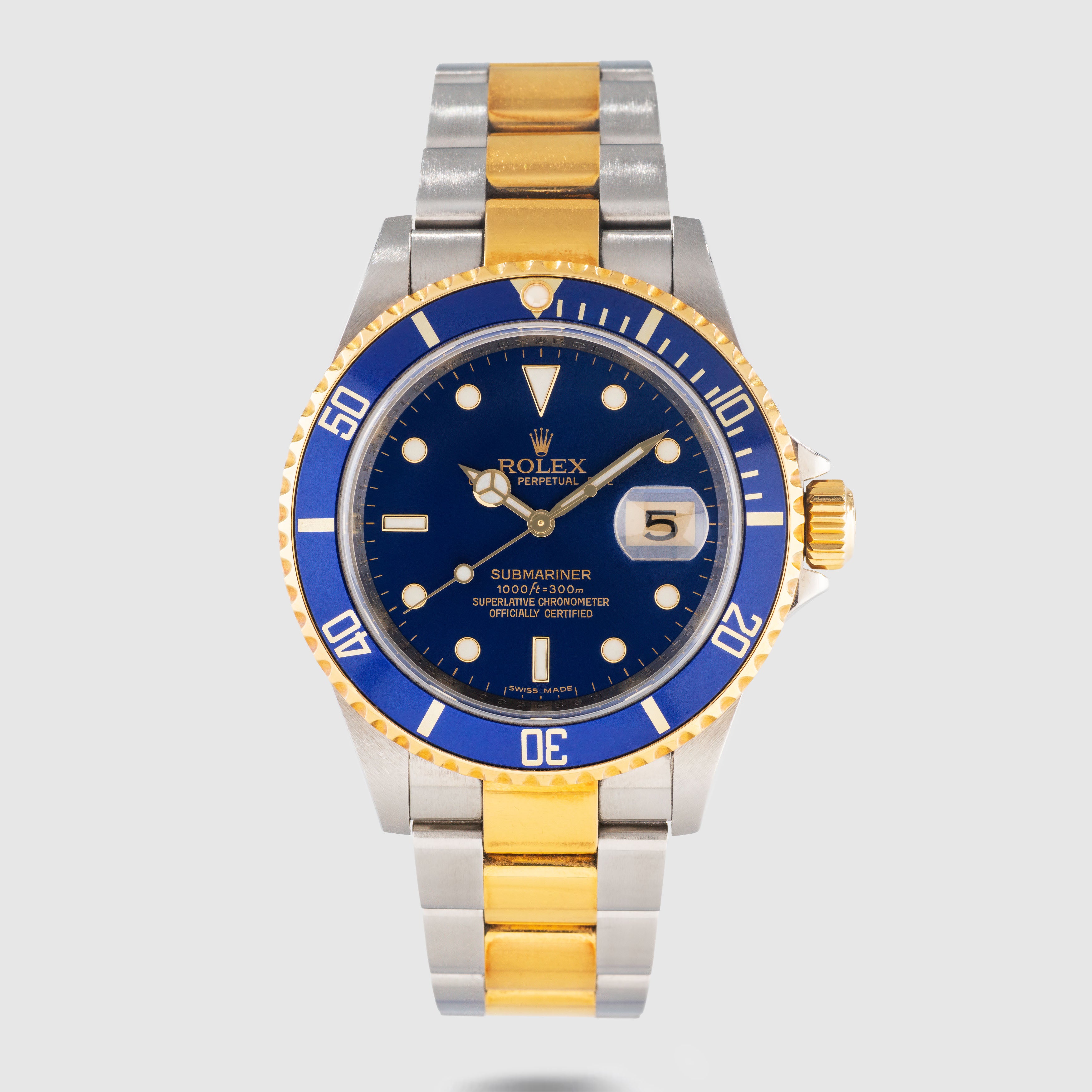 2008 Rolex Submariner St/G Khanjar Ref. 16613 (with Warranty Card)