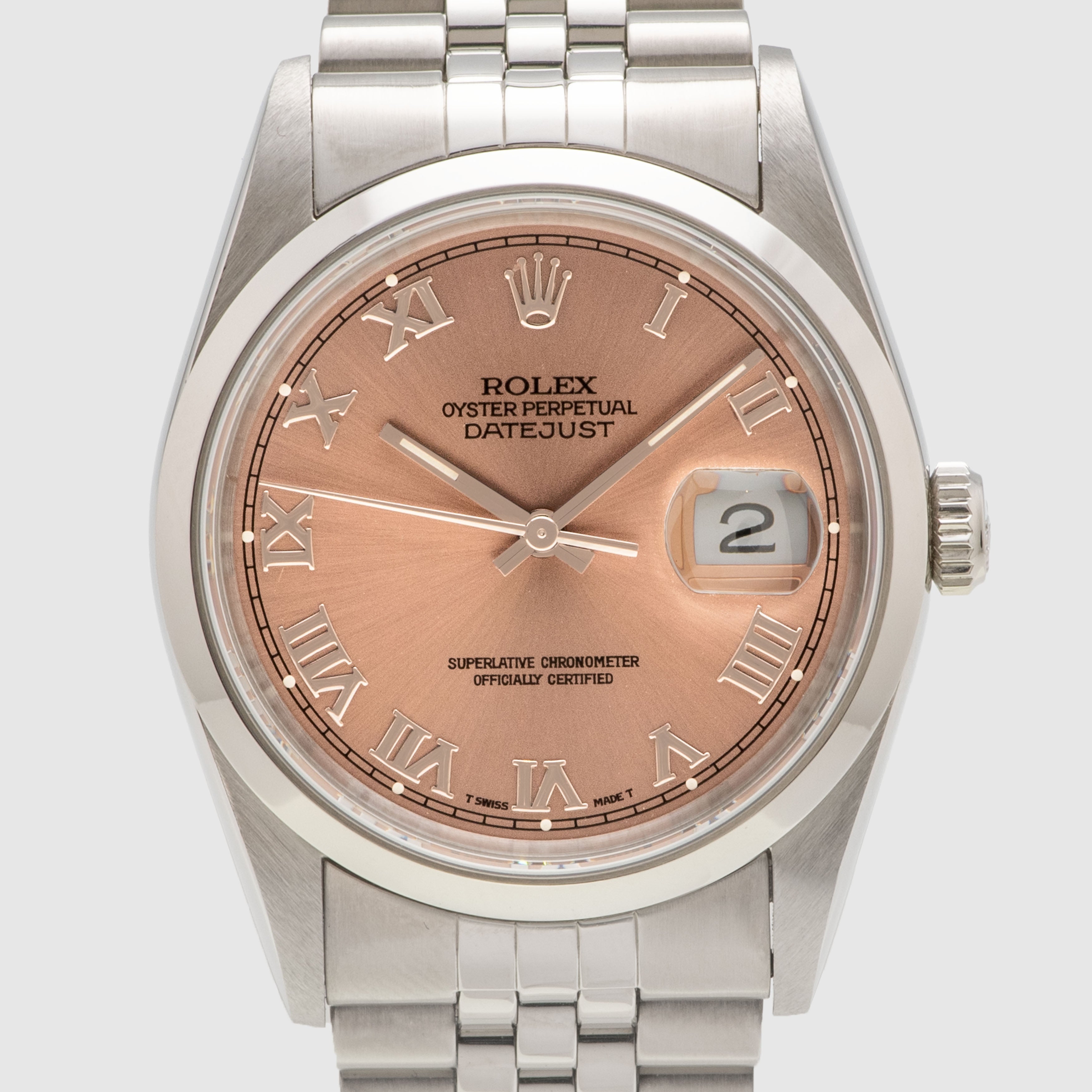 1995 Rolex Datejust Salmon Dial Ref. 16200