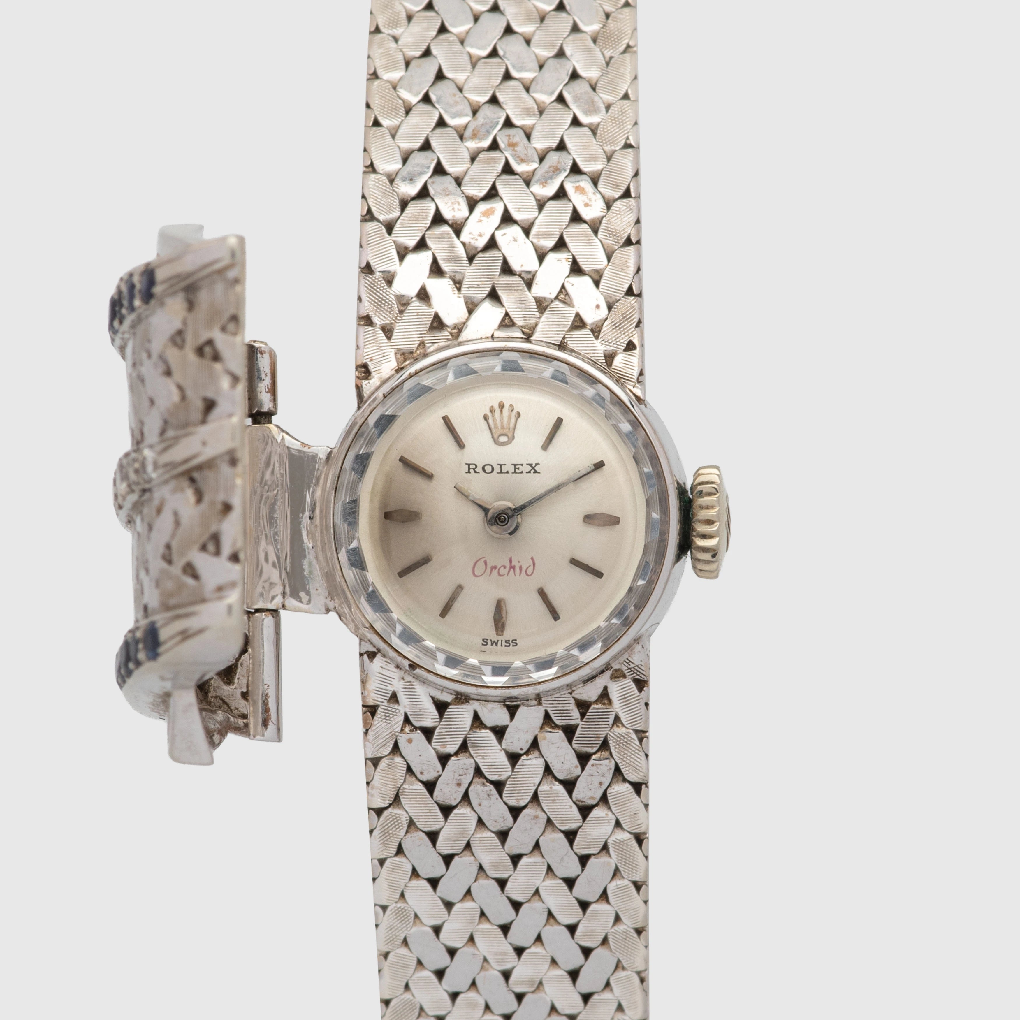 1966 Rolex Orchid White Gold Diamond & Sapphire Ref. 2220