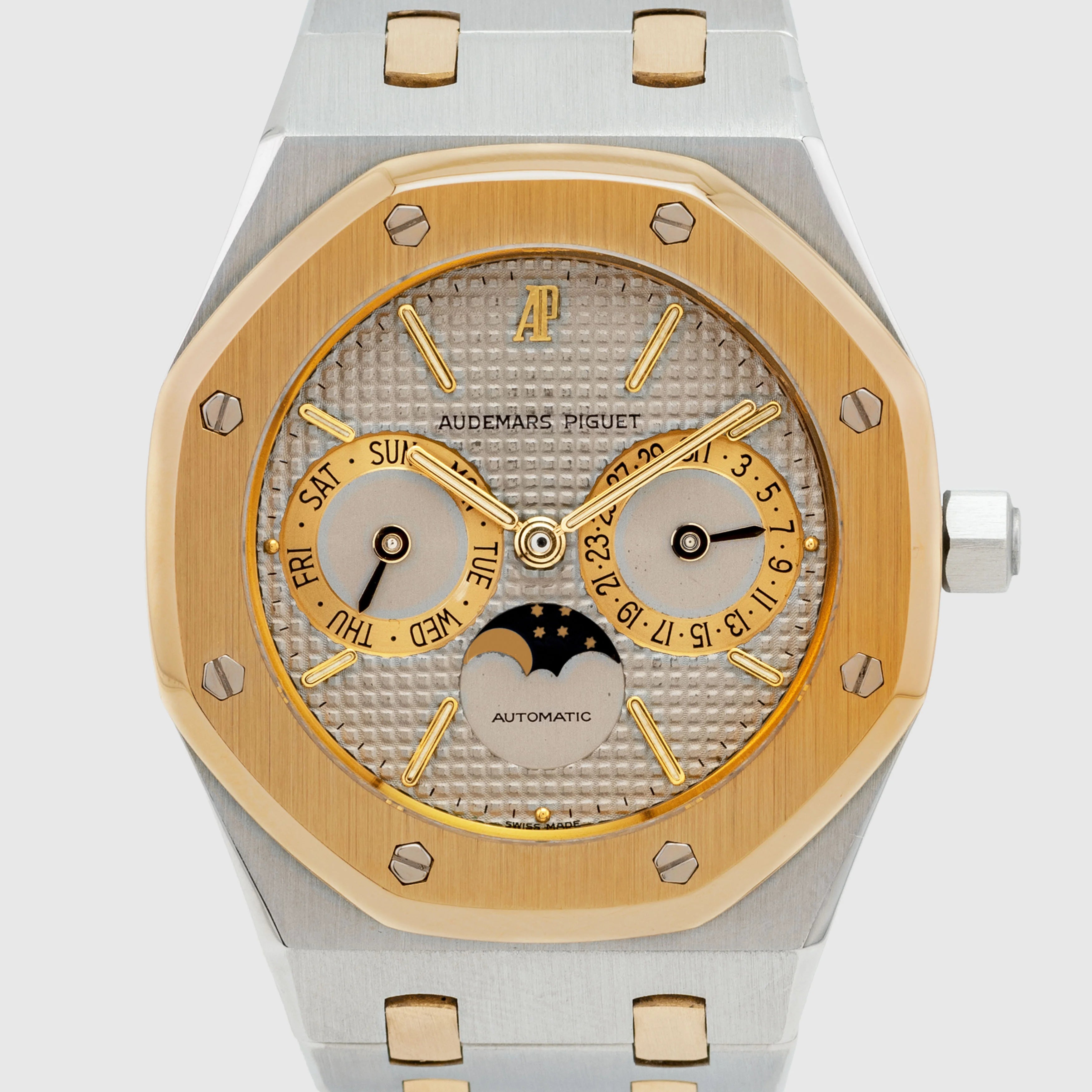 1990's Audemars Piguet Royal Oak St/G Day Date Moonphase Ref. 25594SA