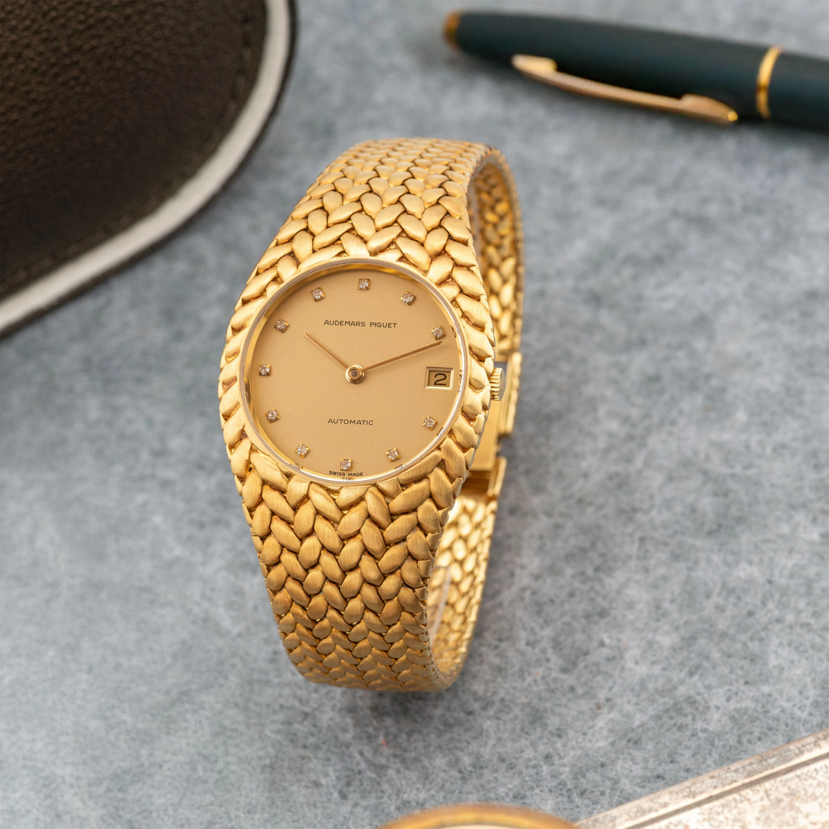 1990 Audemars Piguet Cobra Yellow Gold Diamond Dial Ref. 5403BA