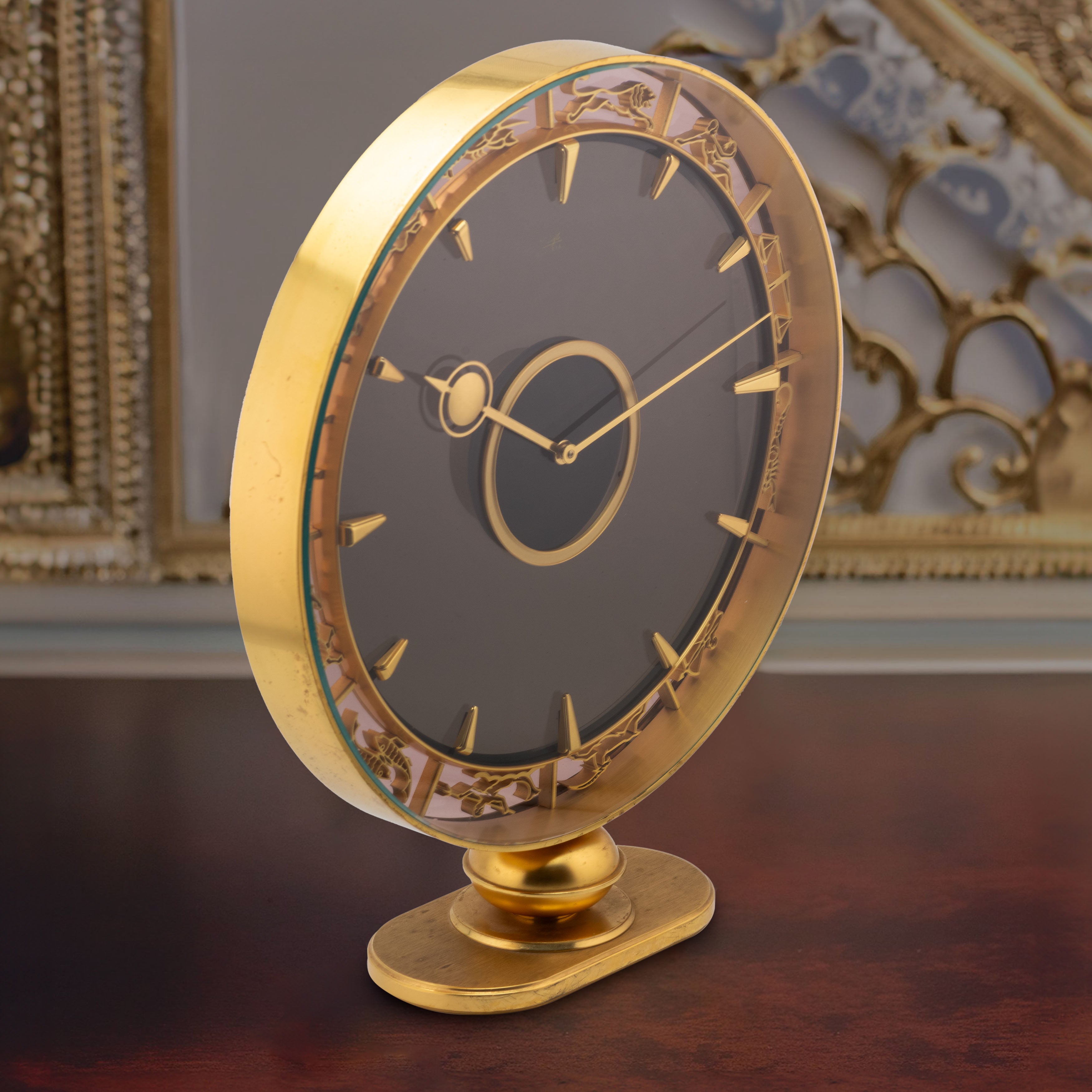 1930's Kienzle Zodiac Desk Clock