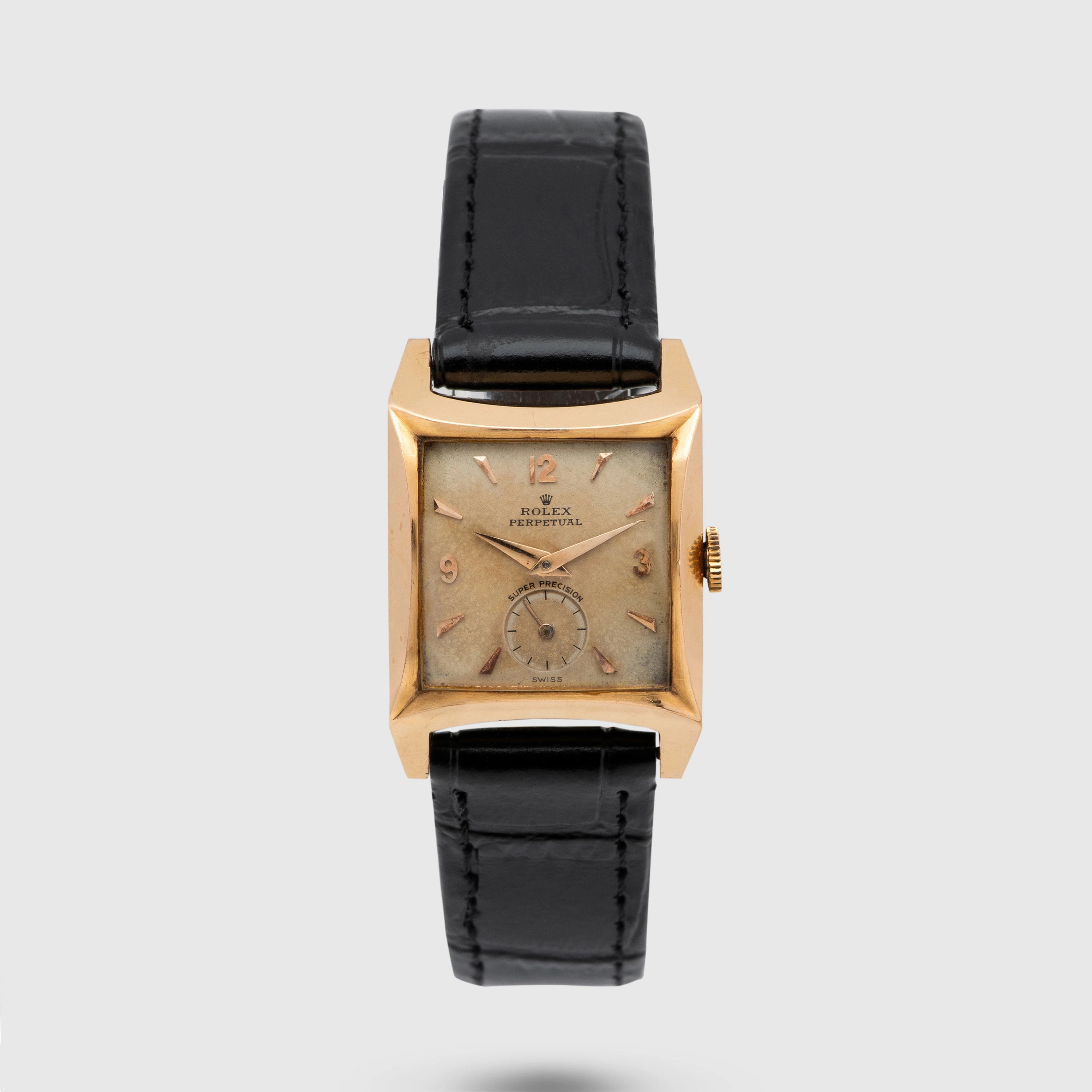 1953 Rolex Perpetual Carree Galbee 'Super Precision' Ref. 8126